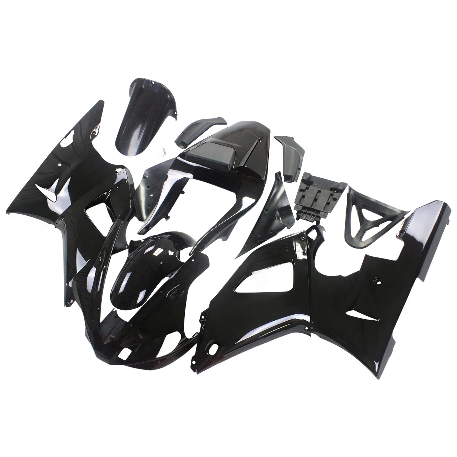 Zestaw owiewek wtryskowych z tworzywa sztucznego ABS do Yamaha YZF 1000 R1 2000-2001 generyczny