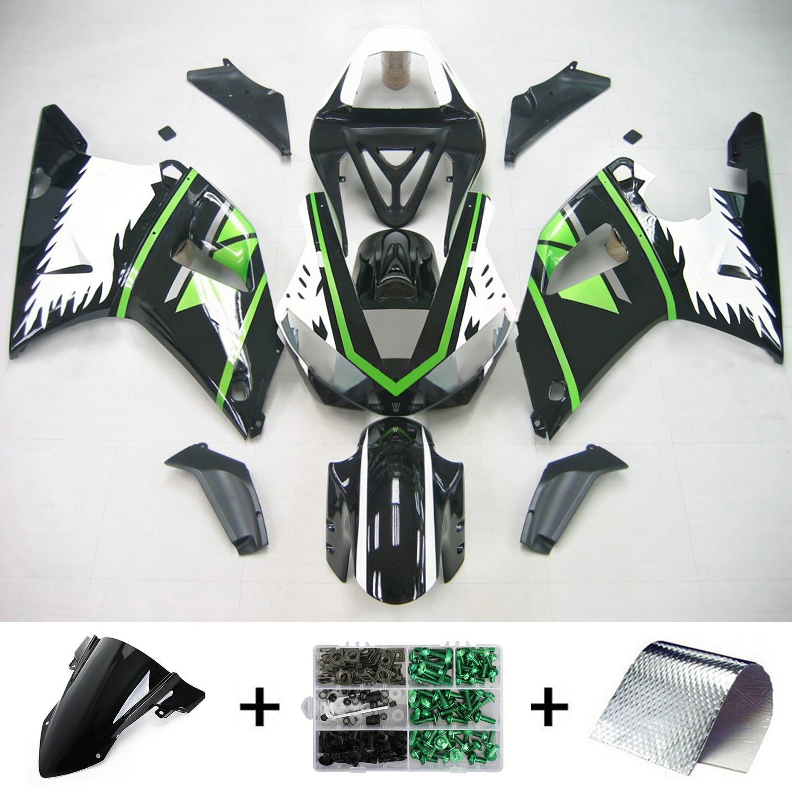 Kit de carénage Amotopart pour Yamaha YZF 1000 R1 2000-2001 générique