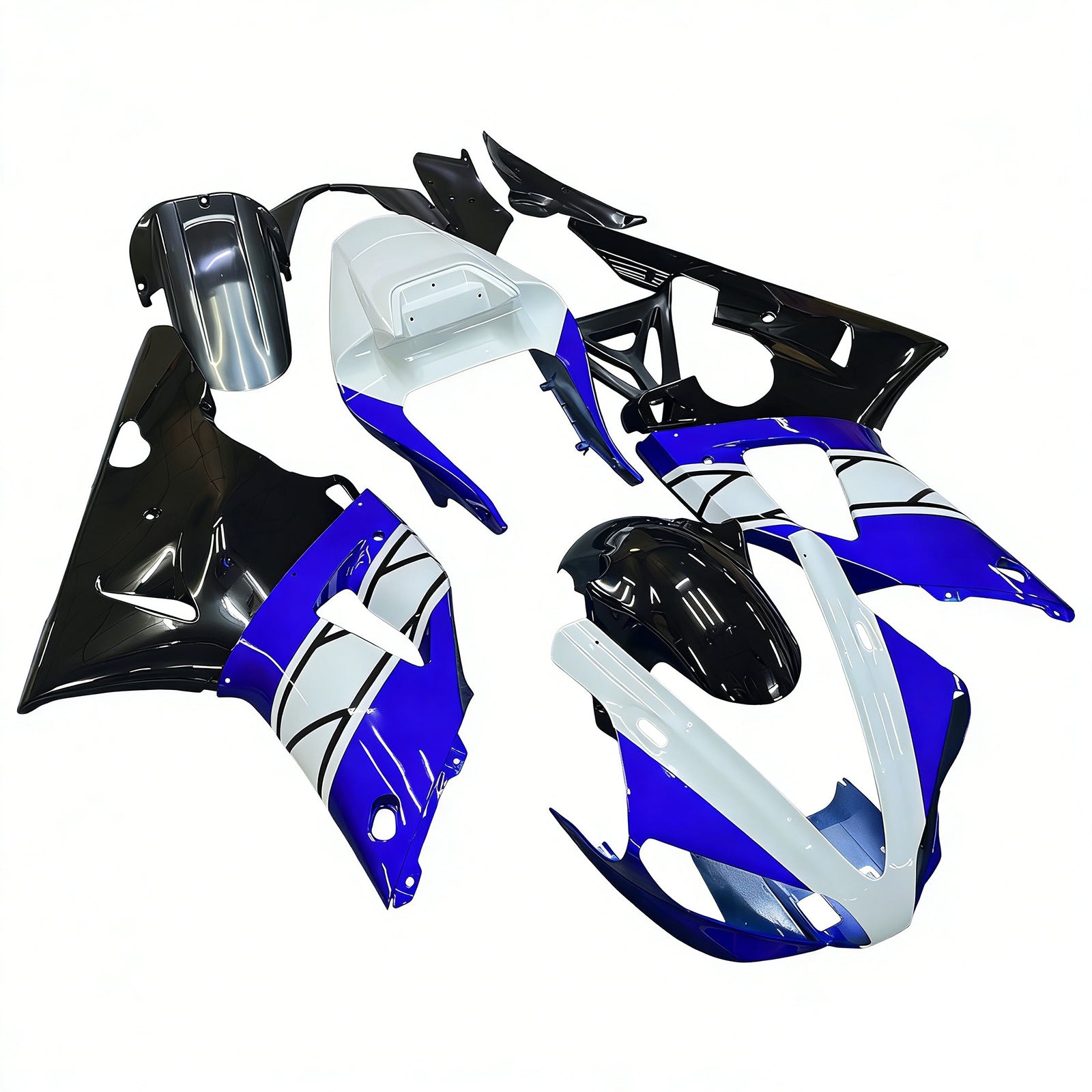 Kit de carénage en plastique ABS pour Yamaha YZF 1000 R1 2000-2001