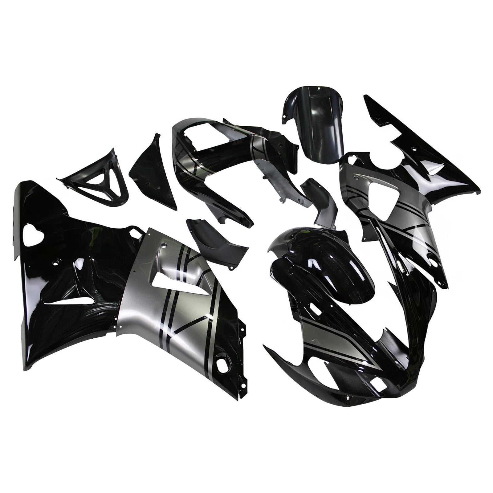 Injection Fairing Kit Bodywork Plastic ABS fit For Yamaha YZF 1000 R1 2000-2001