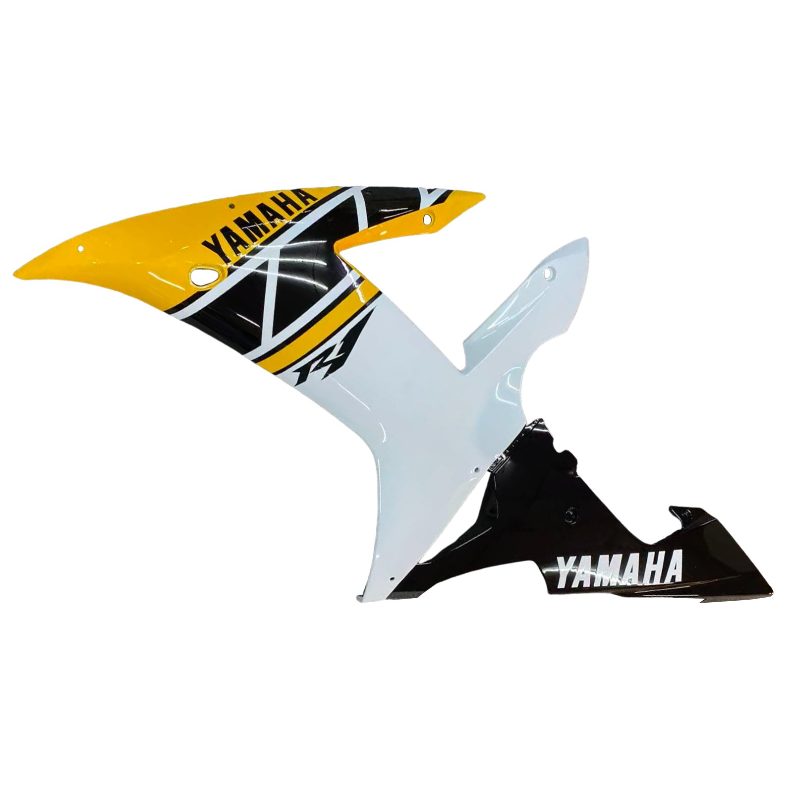 Carénages Amotopart 2002-2003 Yamaha YZF-R1 Jaune Blanc Noir R1 Generic