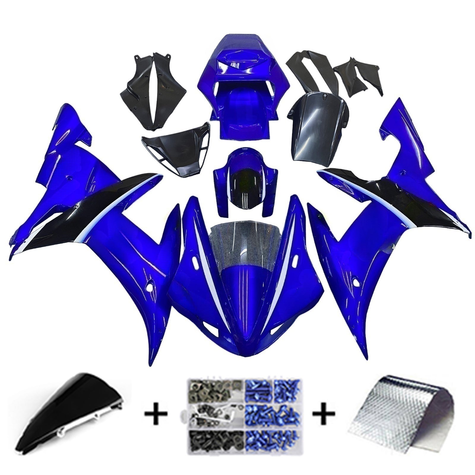Injection Fairing Kit Bodywork Plastic ABS fit For Yamaha YZF-R1 2002-2003