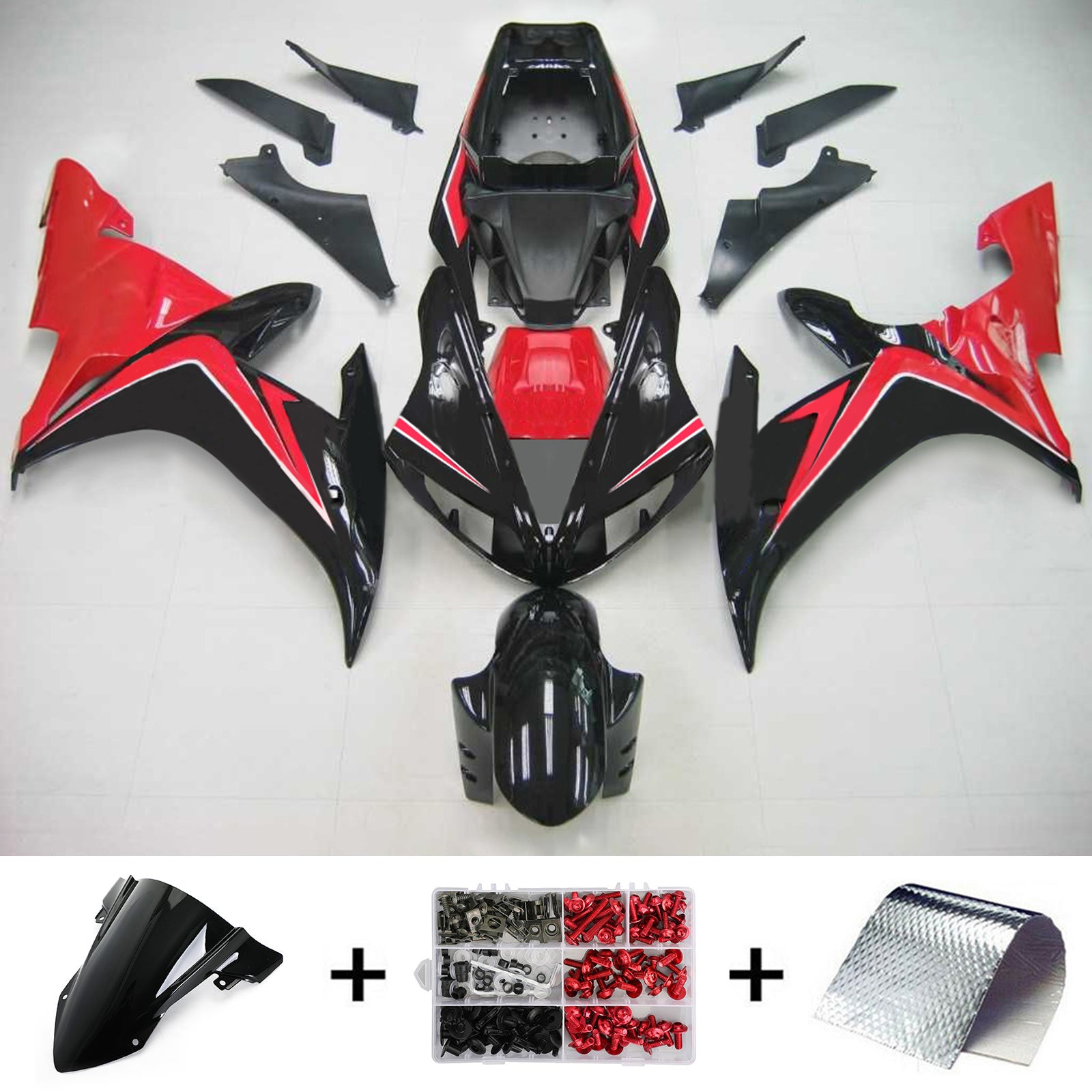 Kit de carénage Amotopart pour Yamaha YZF 1000 R1 2002-2003 générique