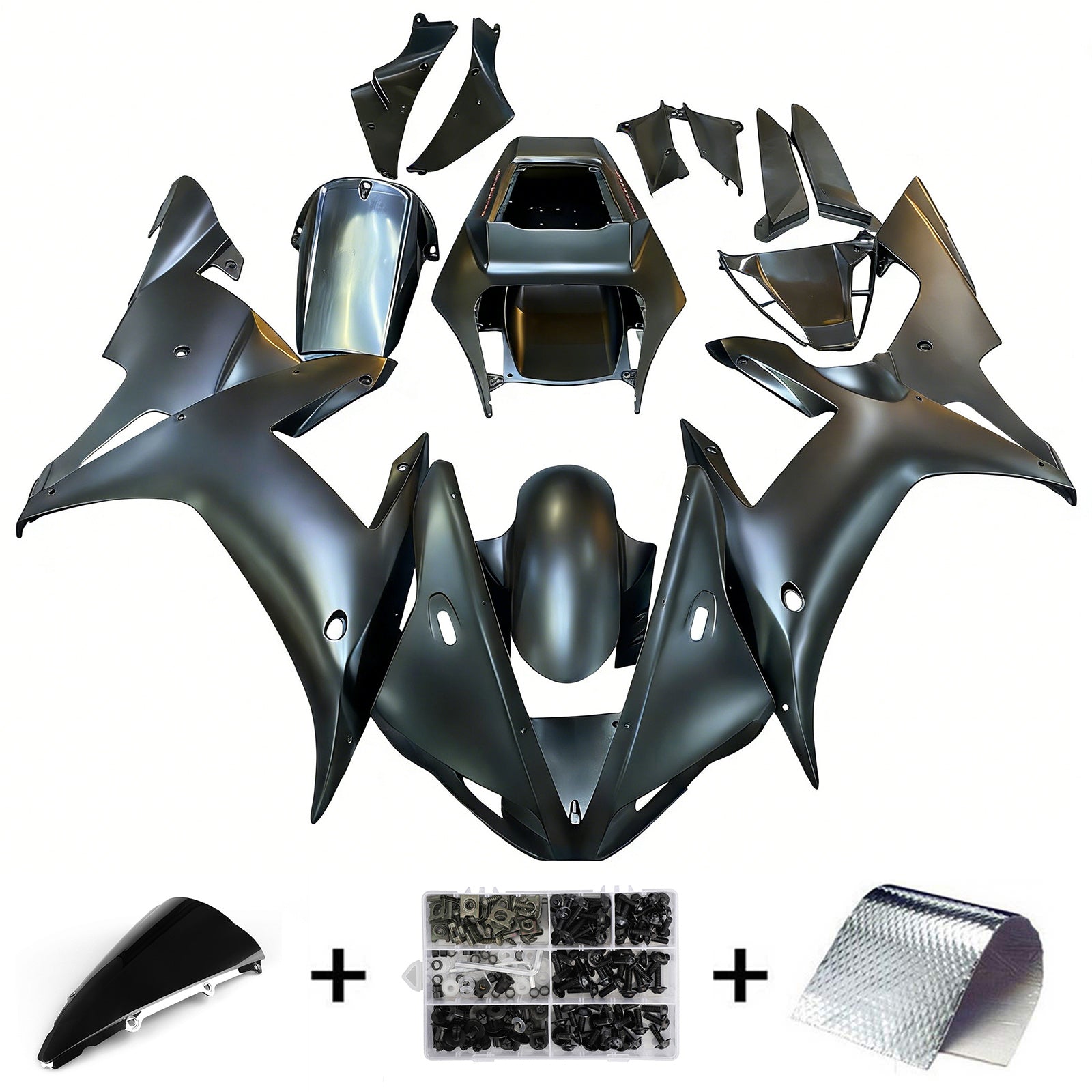 Kit de carénage Amotopart pour Yamaha YZF 1000 R1 2002-2003 générique