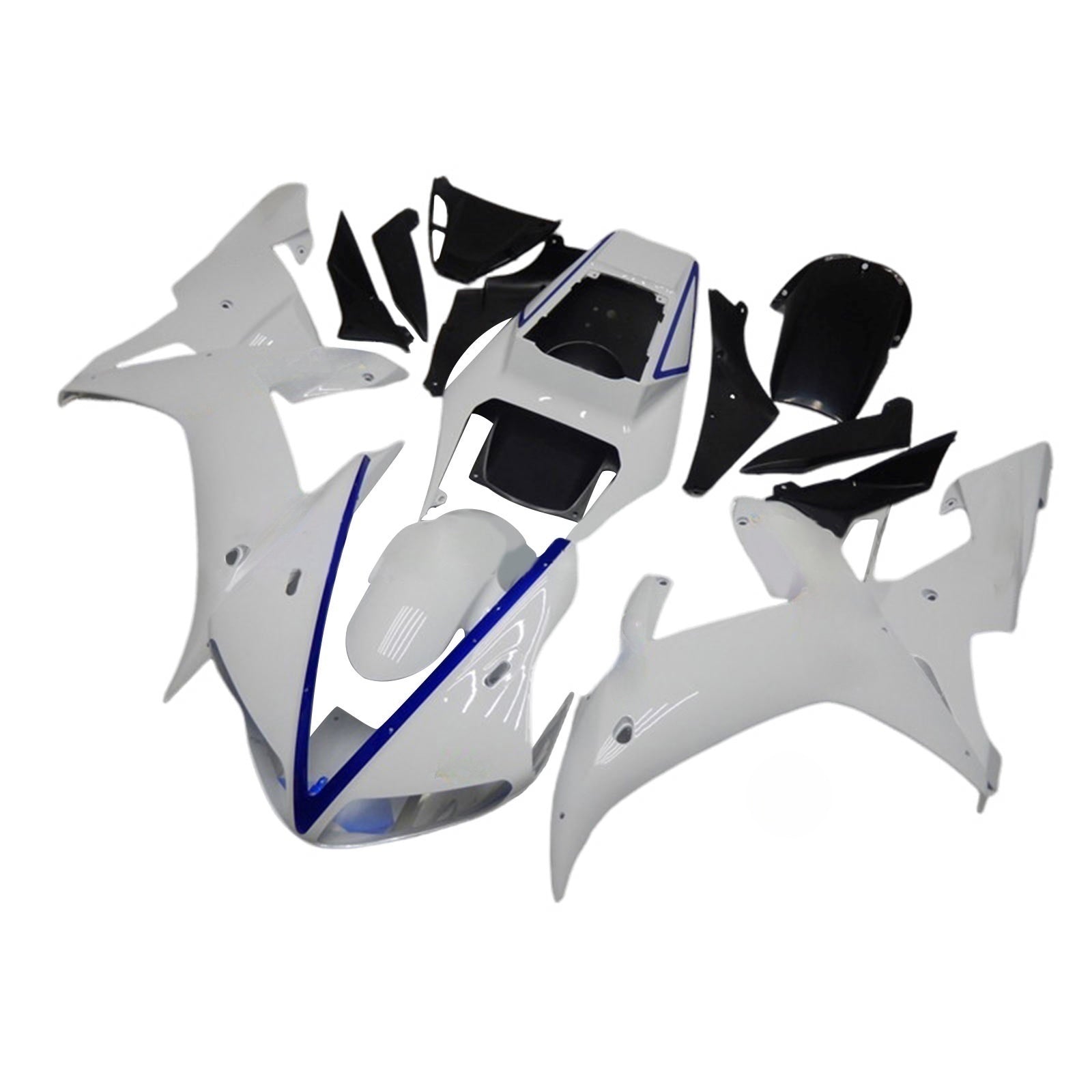 2002-2003 Yamaha YZF 1000 R1 Kit de carénage d'injection carrosserie plastique ABS