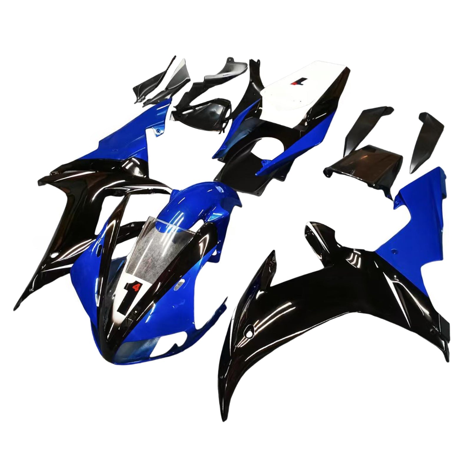 2002-2003 Yamaha YZF 1000 R1 Kit de carénage d'injection carrosserie plastique ABS