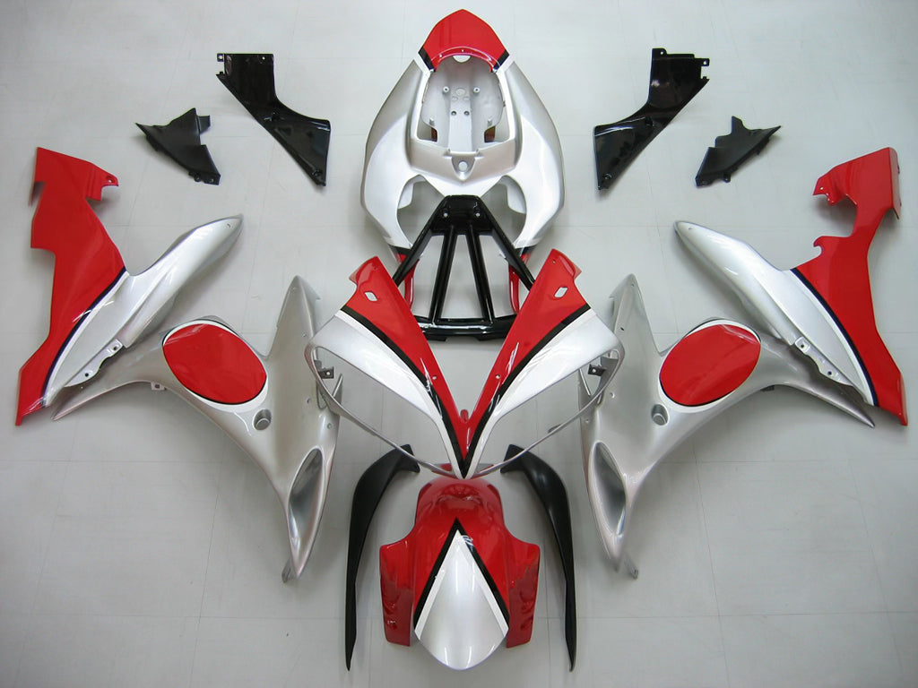 Carénages Amotopart 2004-2006 Yamaha YZF-R1 Rouge Argent Fortuna R1 Generic