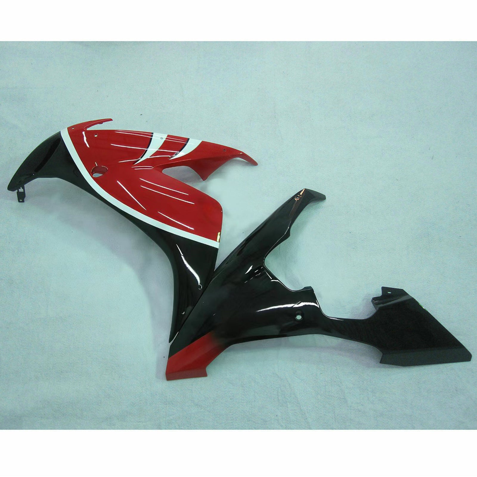 Amotopart Carénage pour YAMAHA YZF R1 YZF-R1 2004-2006 2005 Rouge Noir Générique