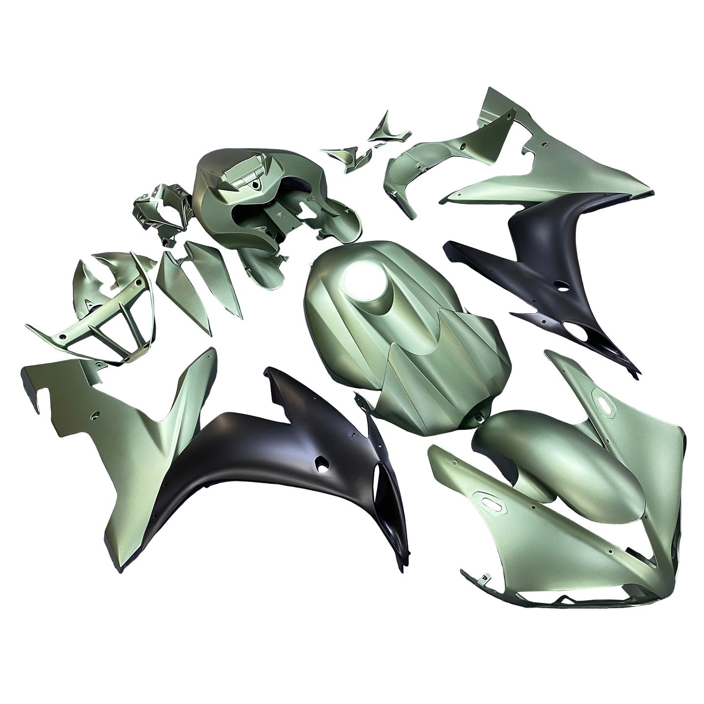 Wtryskowe Zestaw owiewki nadwozie Plastikowe ABS DOSIDY DO YAMAHA YZF 1000 R1 2004-2006
