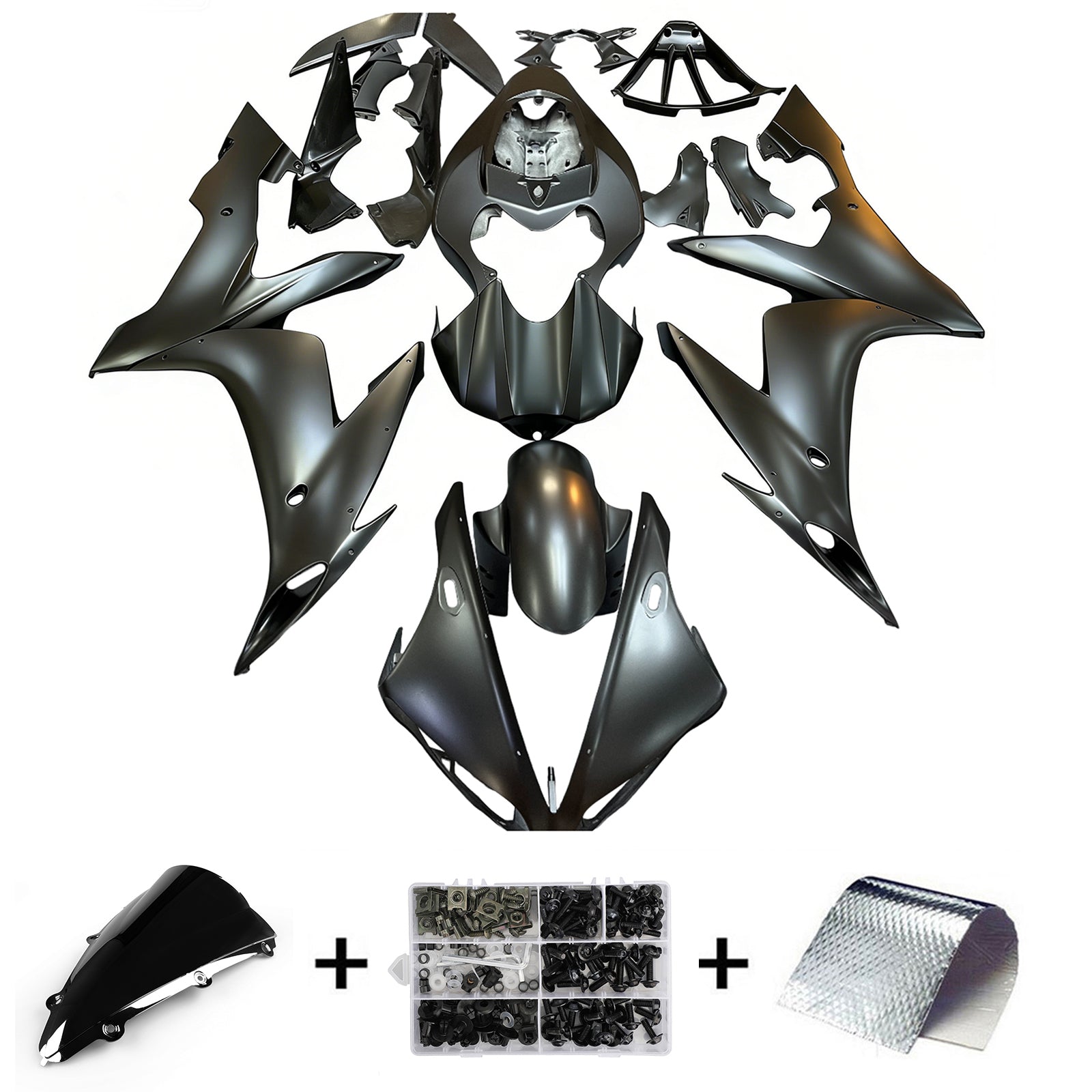Injection Fairing Kit Bodywork Plastic ABS fit For Yamaha YZF 1000 R1 2004-2006