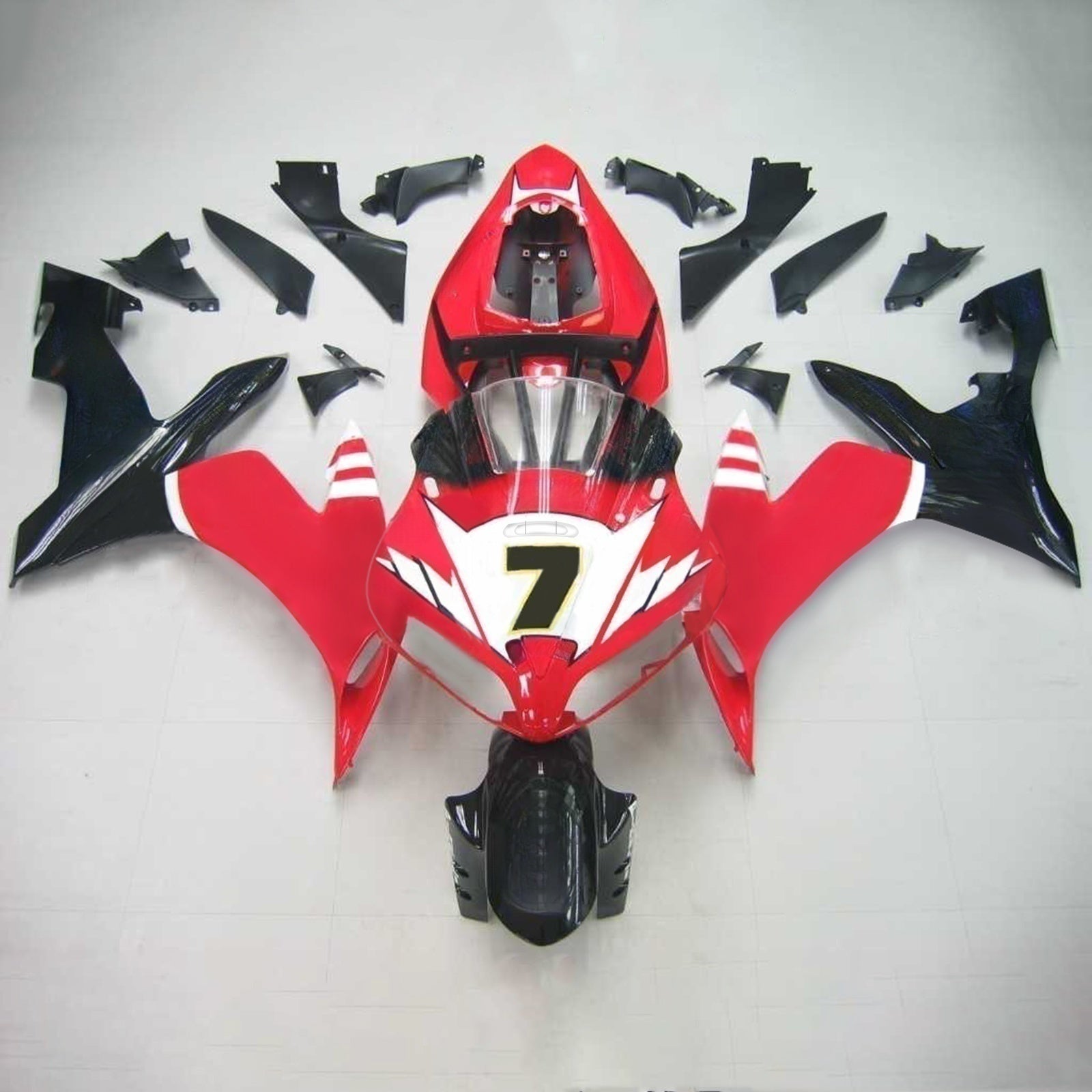 Kit de carénage Amotopart pour Yamaha YZF 1000 R1 2004-2006 générique