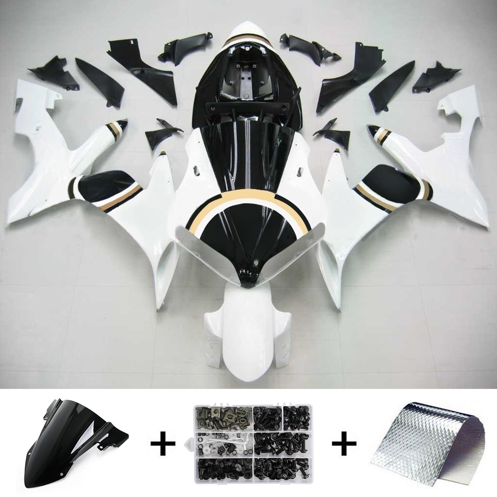 Kit de carénage Amotopart pour Yamaha YZF 1000 R1 2004-2006 générique