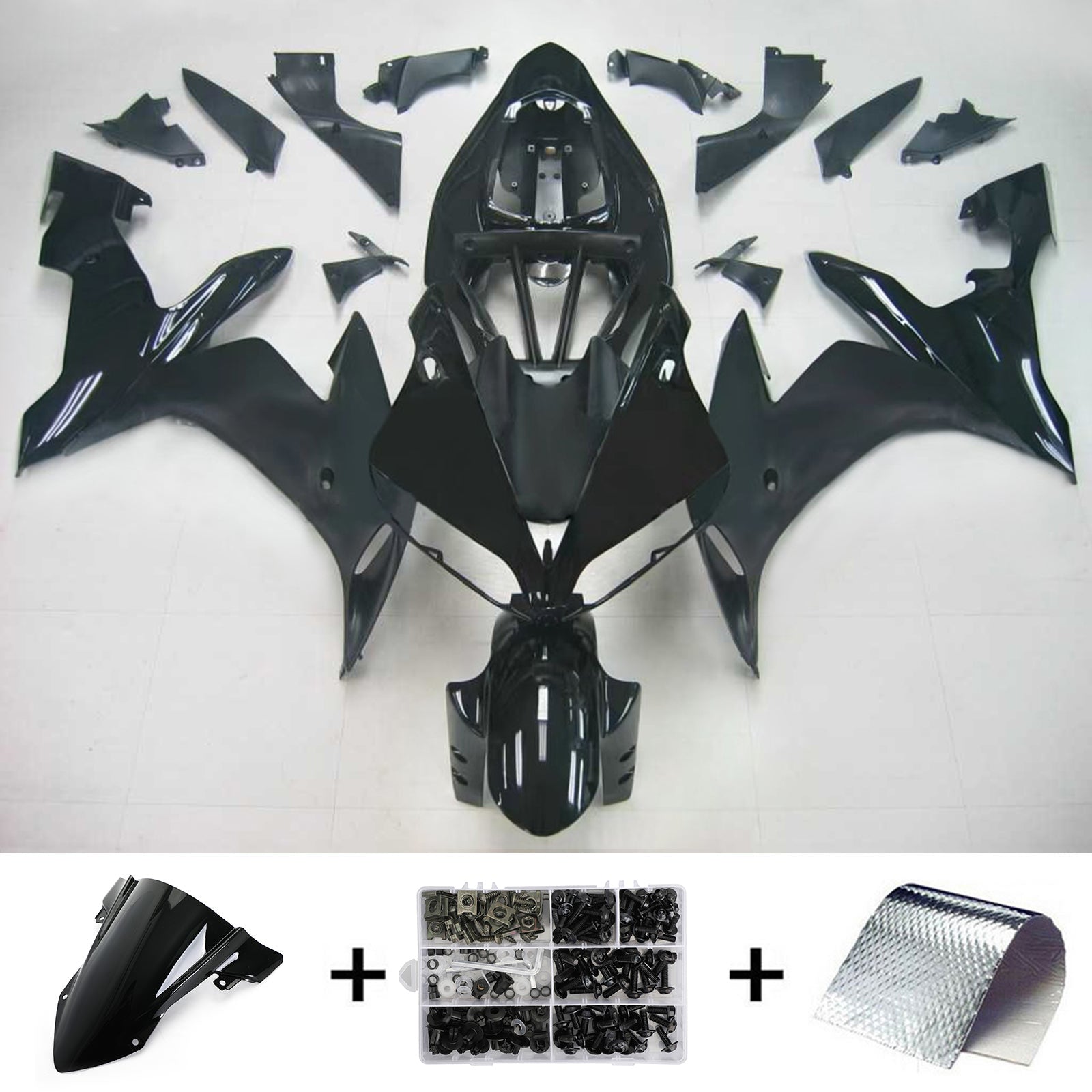Kit de carénage Amotopart pour Yamaha YZF 1000 R1 2004-2006 générique