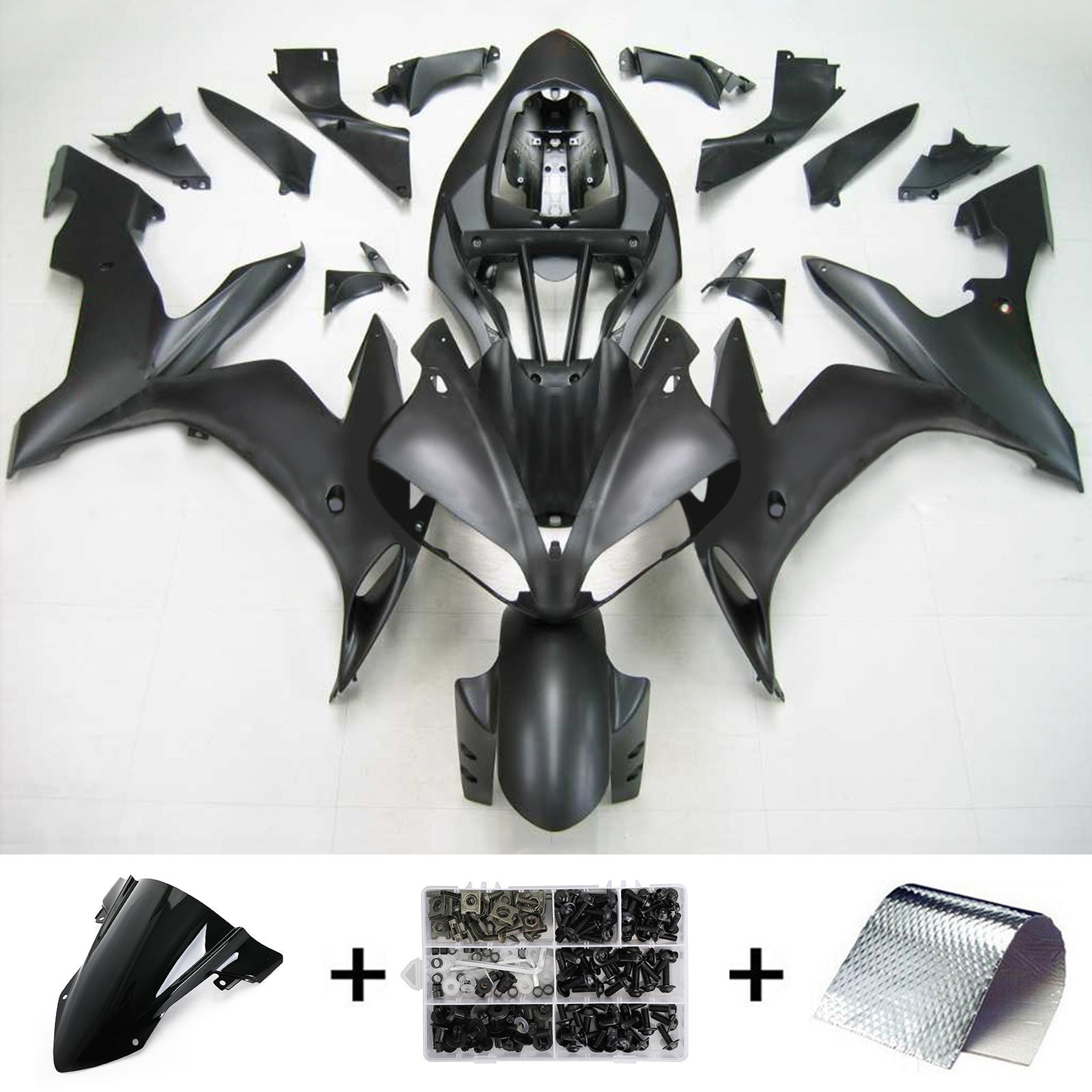 Kit de carénage Amotopart pour Yamaha YZF 1000 R1 2004-2006 générique