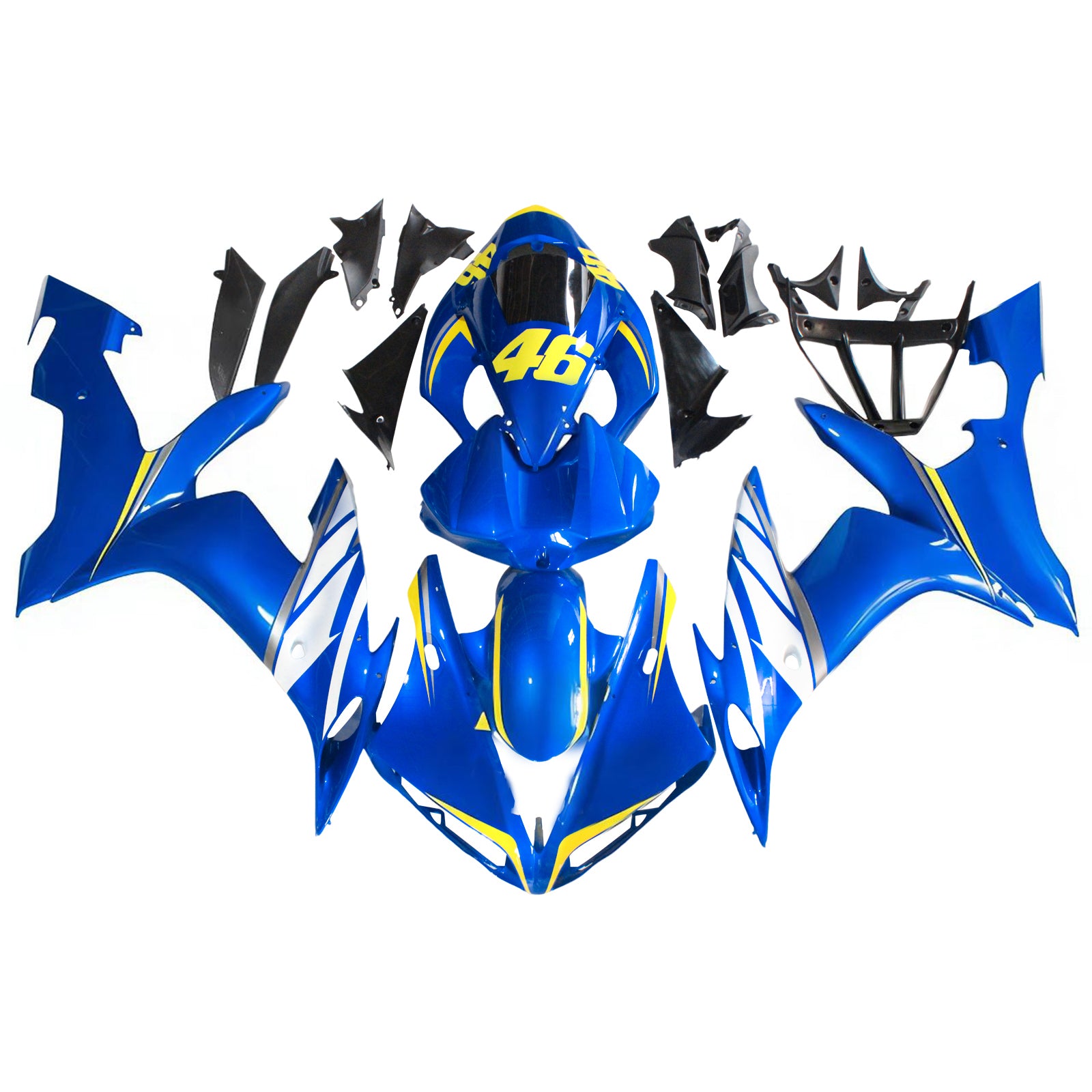 Kit de carénage Amotopart pour Yamaha YZF 1000 R1 2004-2006 générique