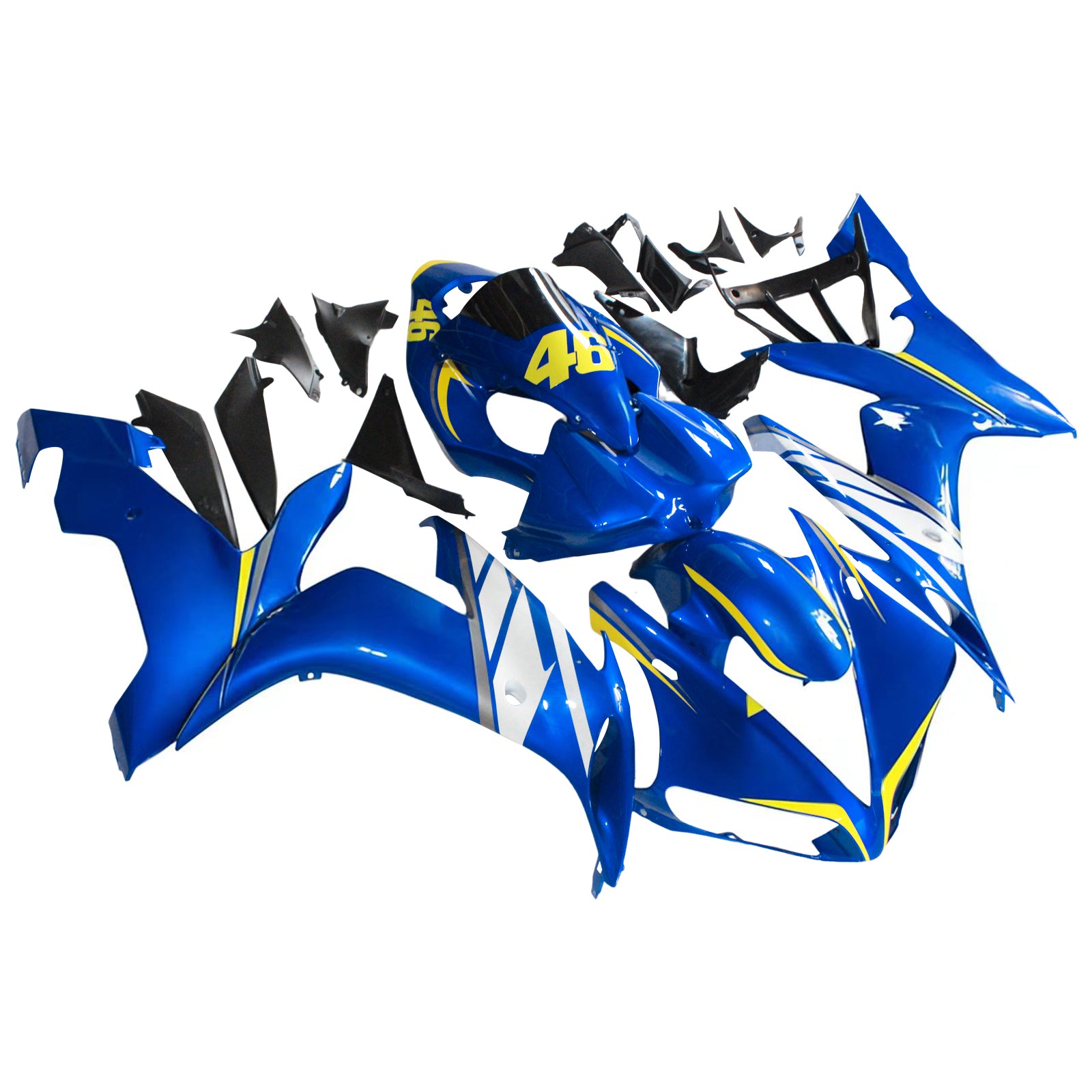 Kit de carénage Amotopart pour Yamaha YZF 1000 R1 2004-2006 générique