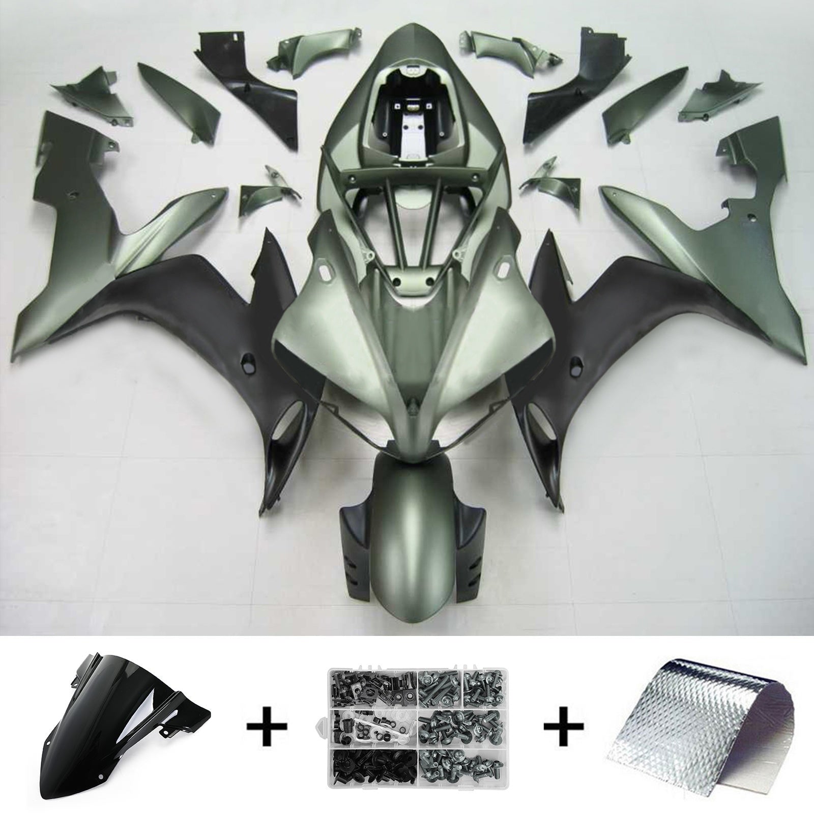 Kit carena Amotopart per Yamaha YZF 1000 R1 2004-2006 generico