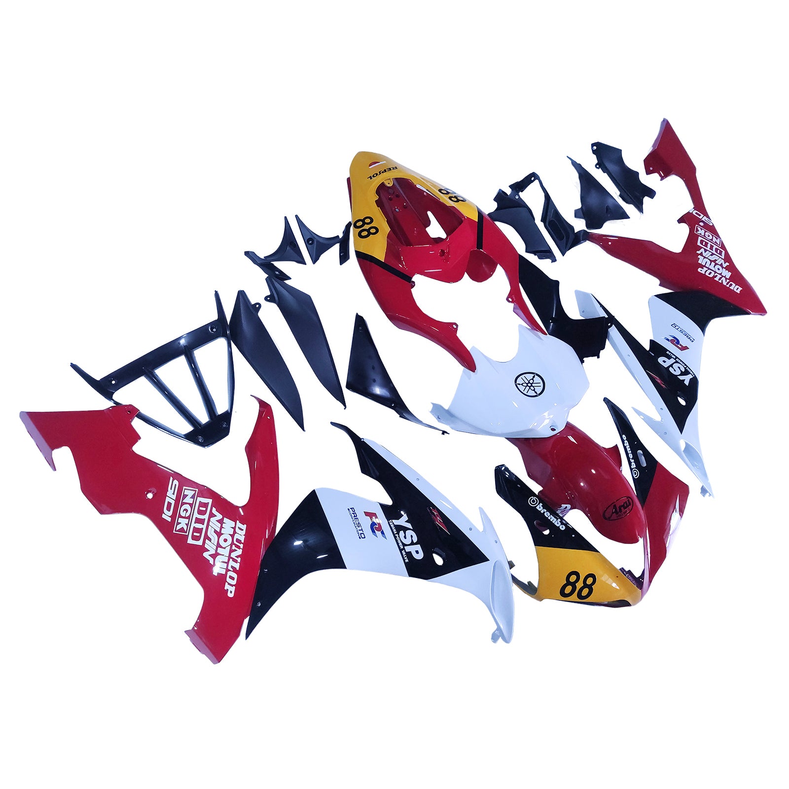 Amotopart Sealing Kit za Yamaha YZF 1000 R1 2004-2006 Generic