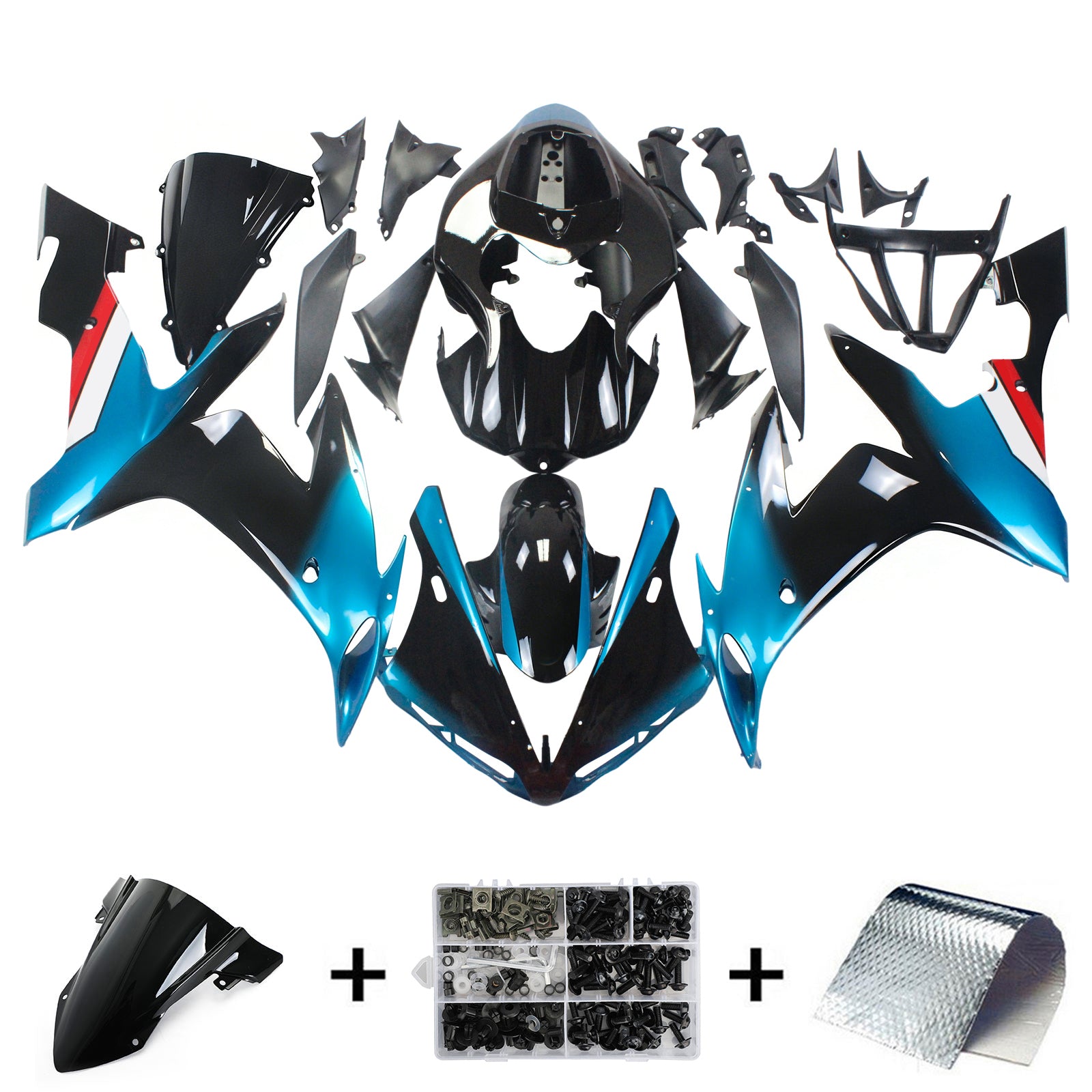 Amotopart kuipset voor Yamaha YZF 1000 R1 2004-2006 generiek