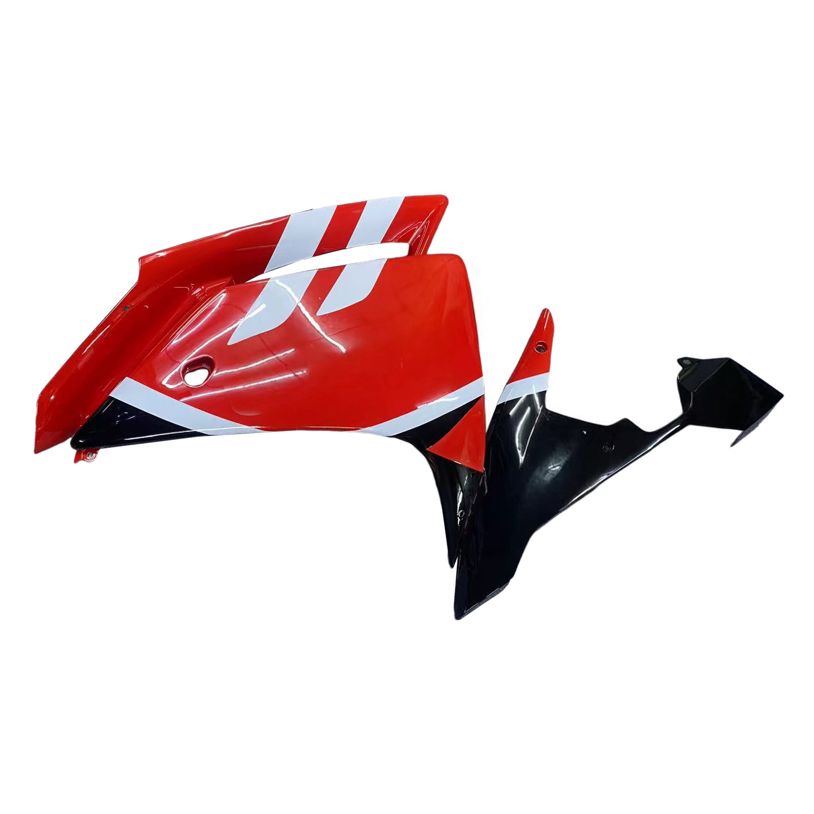 Carénages Amotopart 2007-2008 Yamaha YZF-R1 Rouge Noir Santander Bank Generic