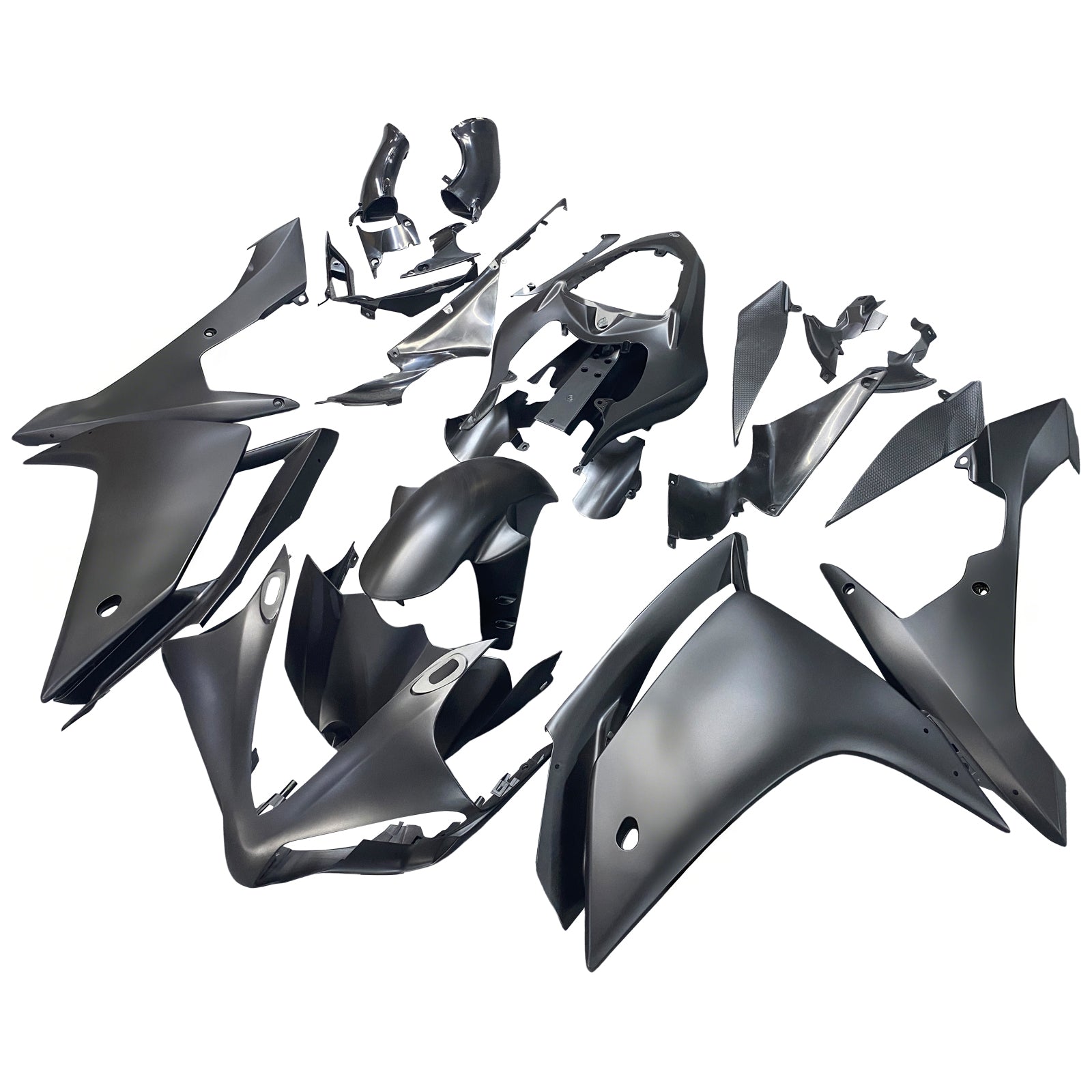 Carenado Amotopart 2007-2008 Yamaha YZF-R1 negro mate y oro R1 genérico