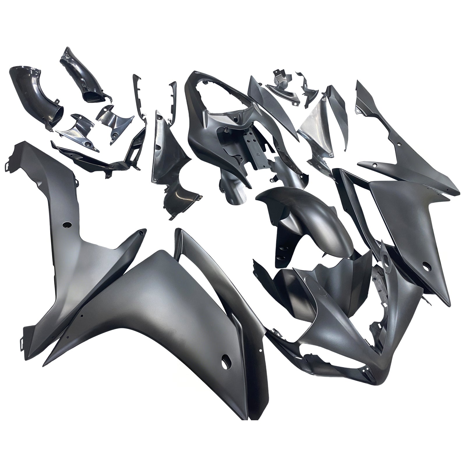 Carenado Amotopart 2007-2008 Yamaha YZF-R1 negro mate y oro R1 genérico