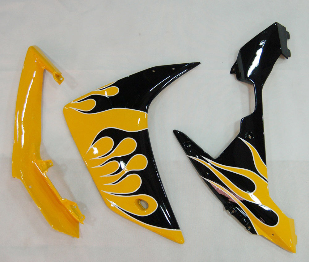 Carene Amotopart 2007-2008 Yamaha YZF-R1 Giallo e Nero Flame R1 Generico