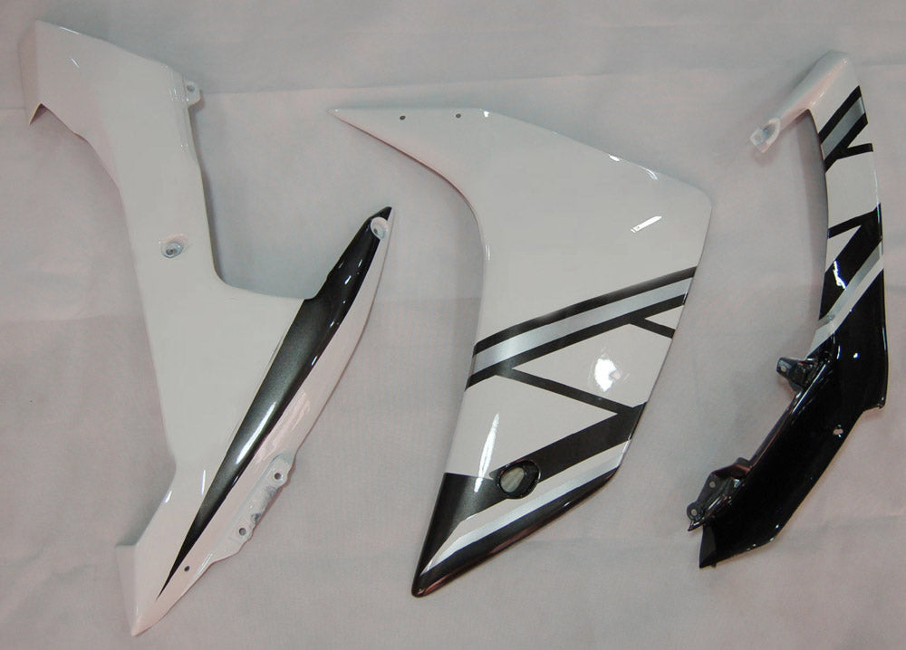 Carénages Amotopart 2007-2008 Yamaha YZF-R1 Noir Blanc FIAT R1 Generic