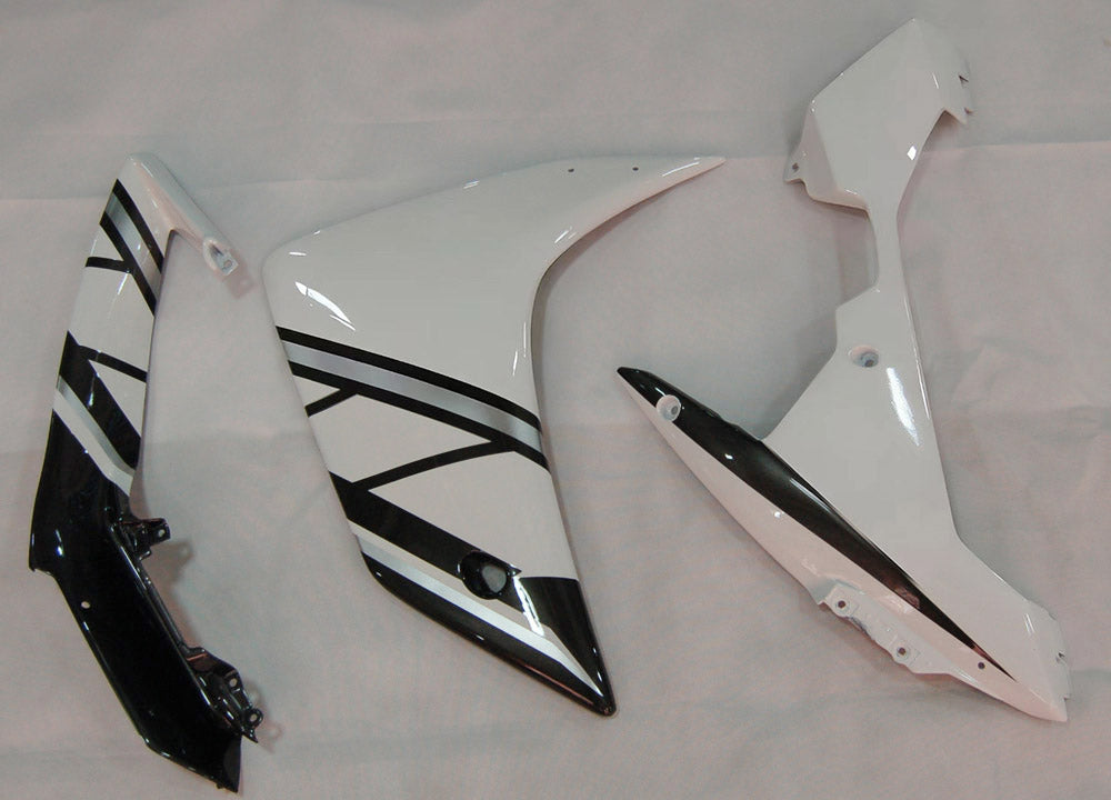 Carénages Amotopart 2007-2008 Yamaha YZF-R1 Noir Blanc FIAT R1 Generic