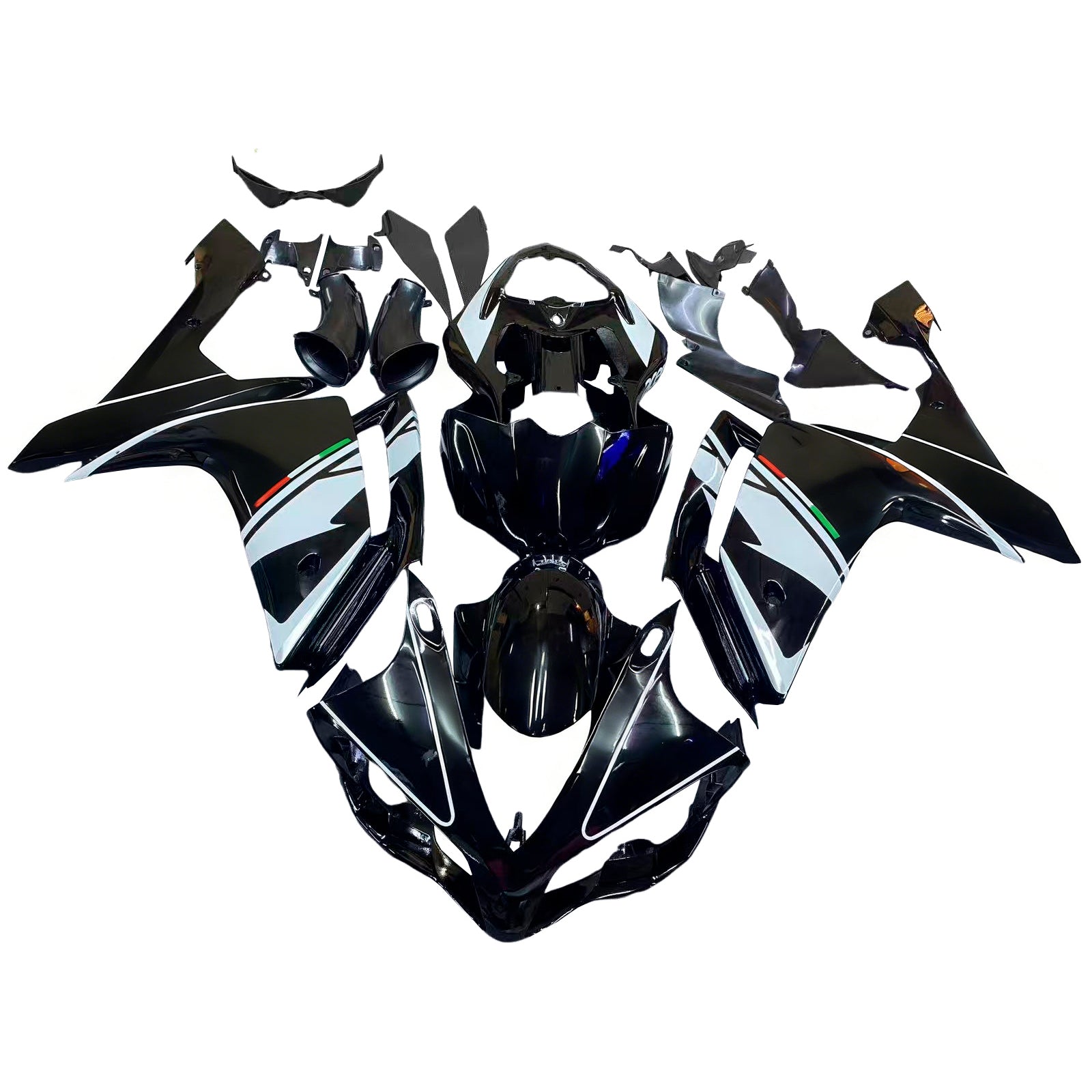 Amotopart suojat 2007-2008 Yamaha YZF-R1 Musta FIAT R1 Generic