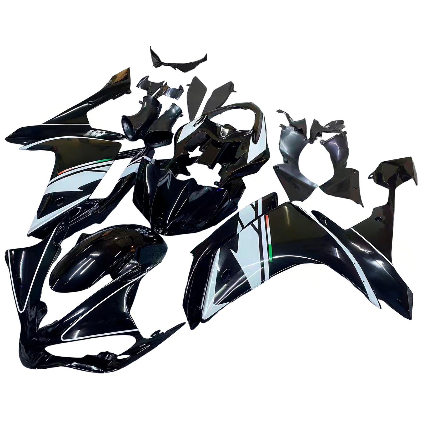 Amotopart suojat 2007-2008 Yamaha YZF-R1 Musta FIAT R1 Generic