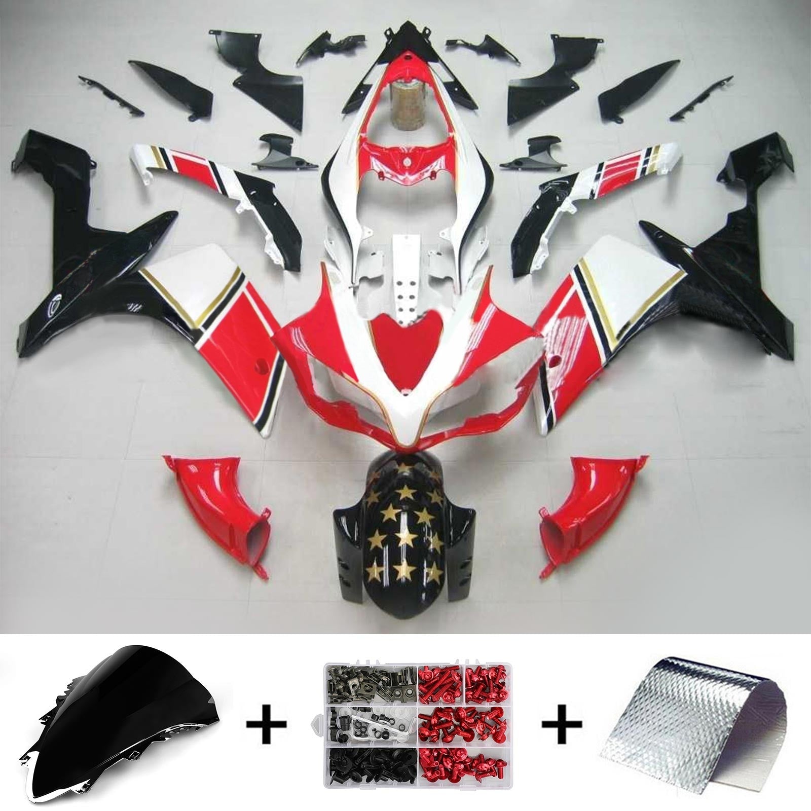 Zestaw owiewek Amotopart do Yamaha YZF 1000 R1 2007-2008 ogólny