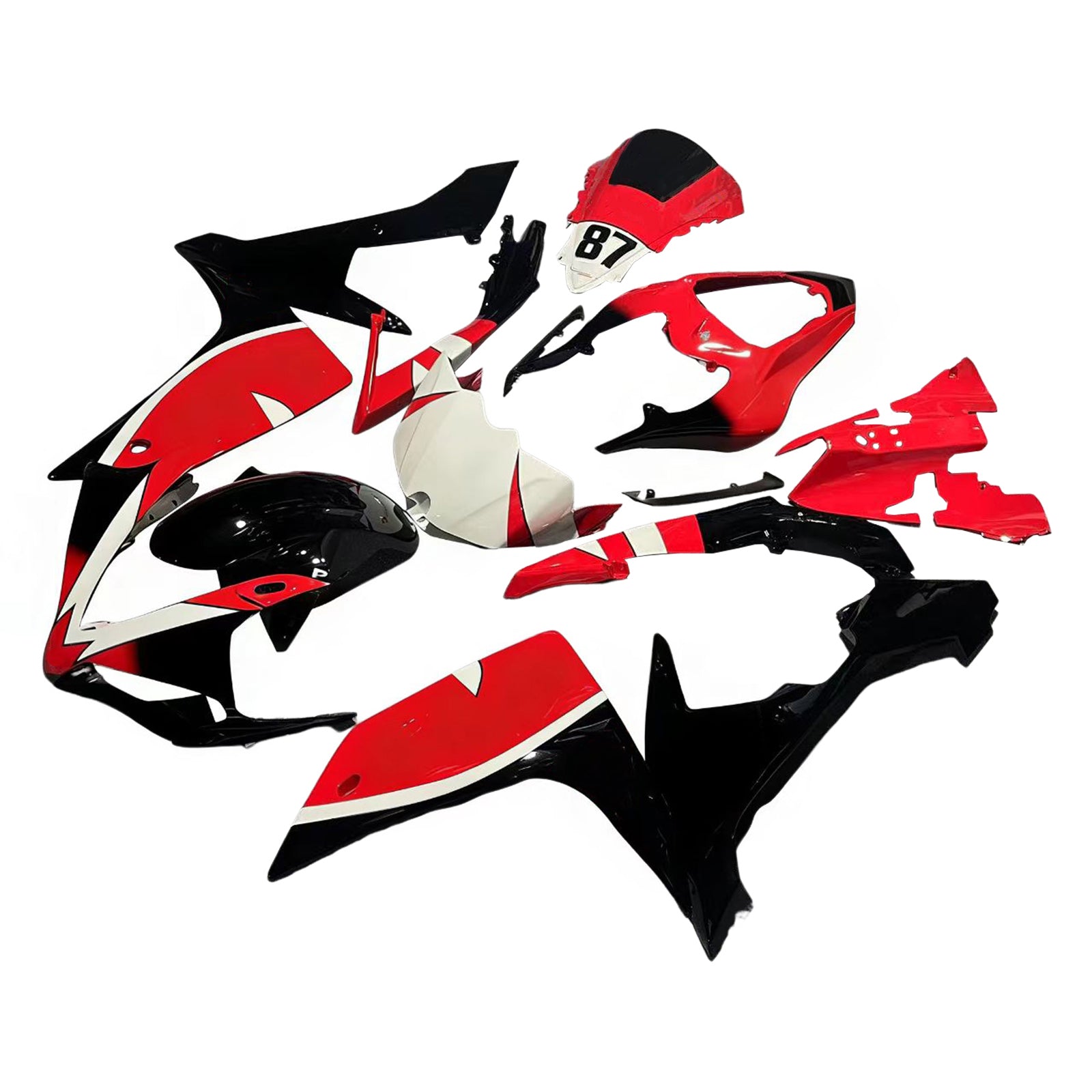 Kit de carénage Amotopart pour Yamaha YZF 1000 R1 2007-2008 générique