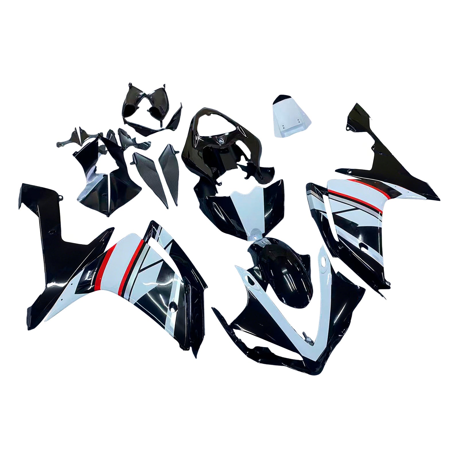 Kit de carénage en plastique ABS pour Yamaha YZF 1000 R1 2007-2008