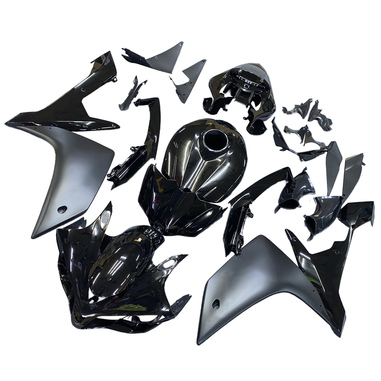 Amotopart Kit Carénage Yamaha YZF 1000 R1 2007-2008 Carrosserie Plastique ABS