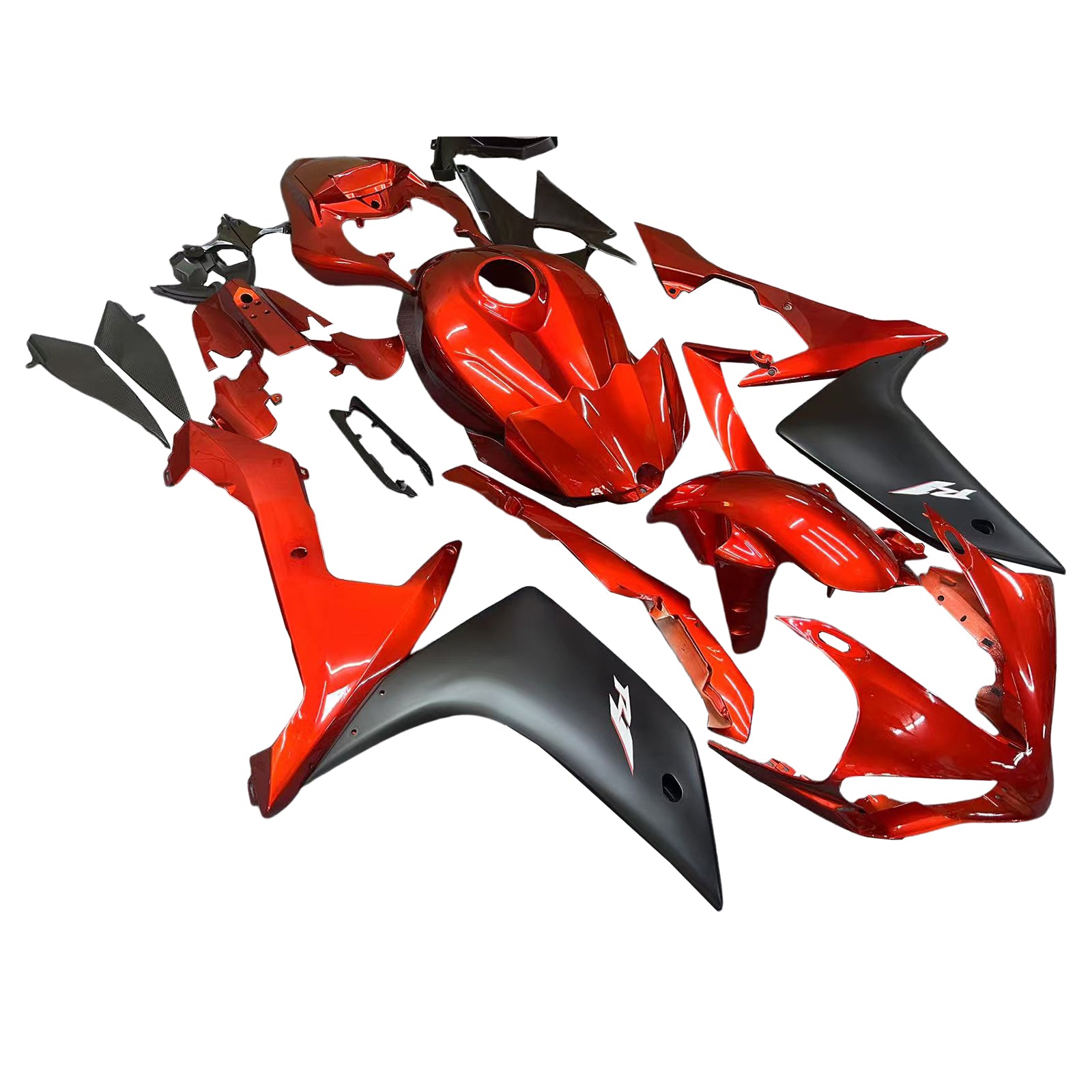 Amotopart Kit Carrénage Yamaha YZF 1000 R1 R1 2007-2008 ABS PLASTIČNA karoserija