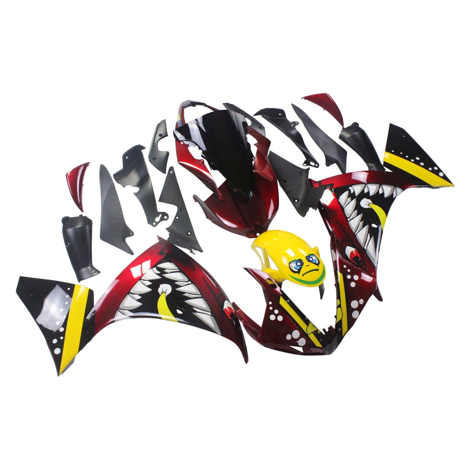 Kit de carénage Amotopart pour Yamaha YZF 1000 R1 2009-2011 générique