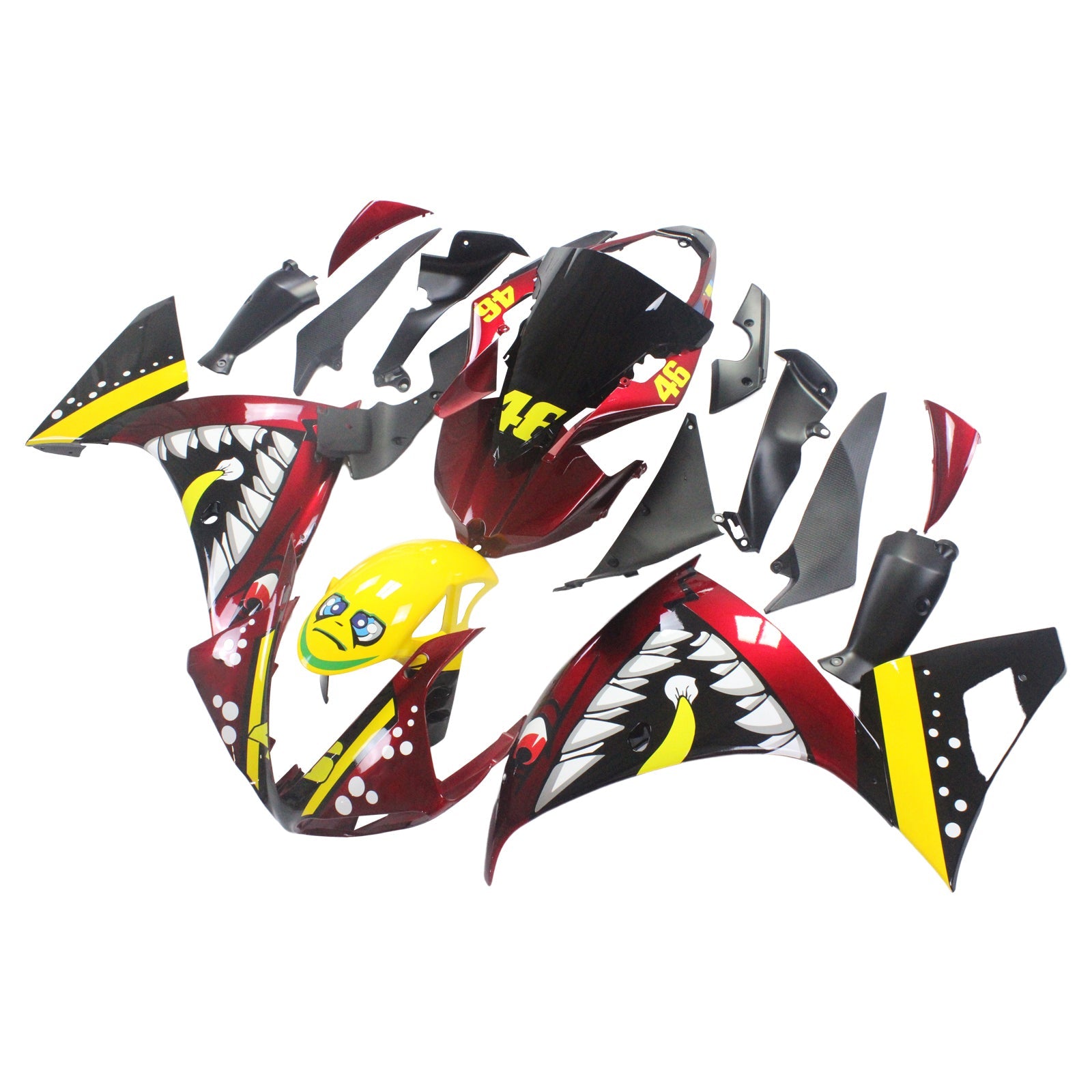 Kit de carénage Amotopart pour Yamaha YZF 1000 R1 2009-2011 générique