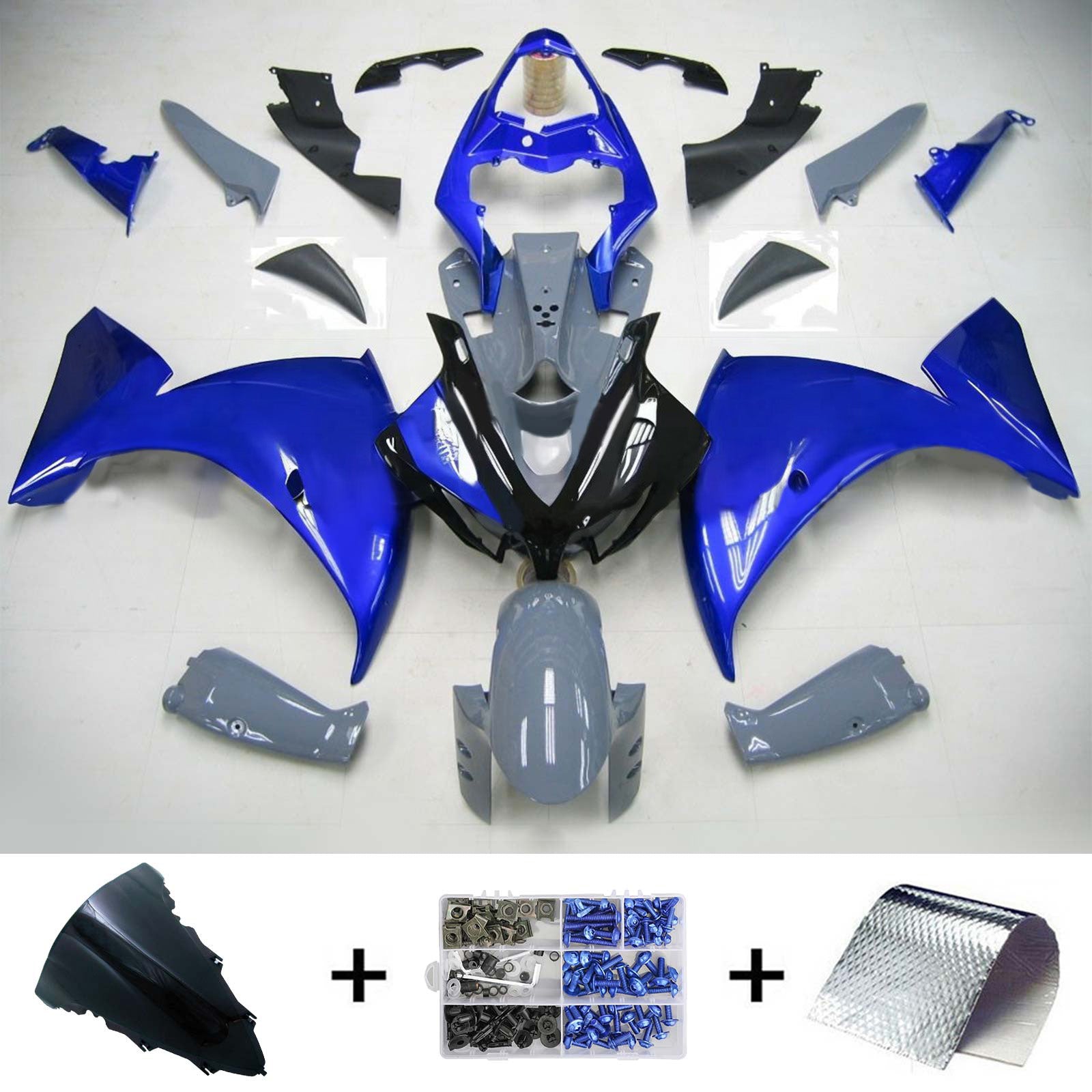 Kit de carénage Amotopart pour Yamaha YZF 1000 R1 2009-2011 générique