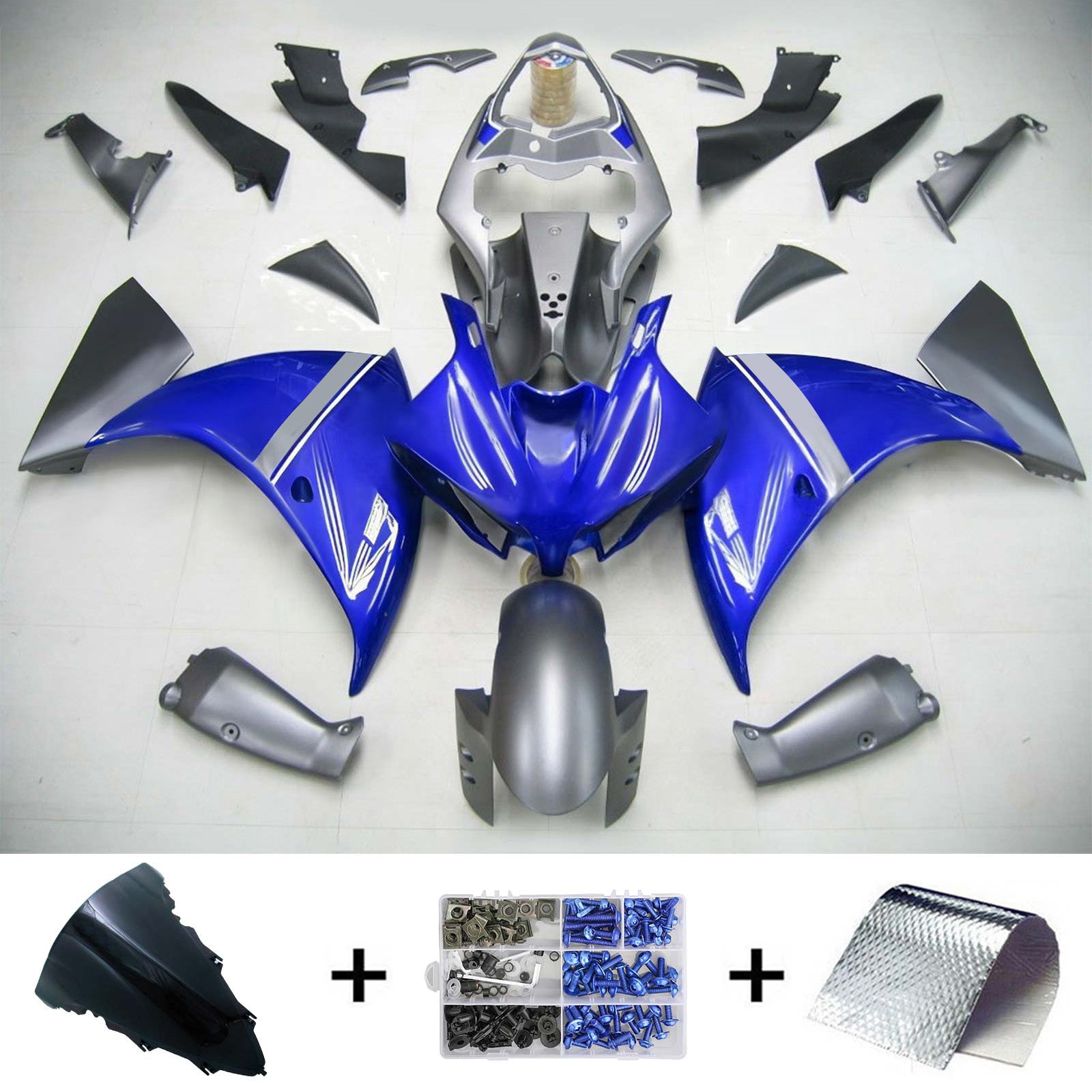 Kit de carénage Amotopart pour Yamaha YZF 1000 R1 2009-2011 générique