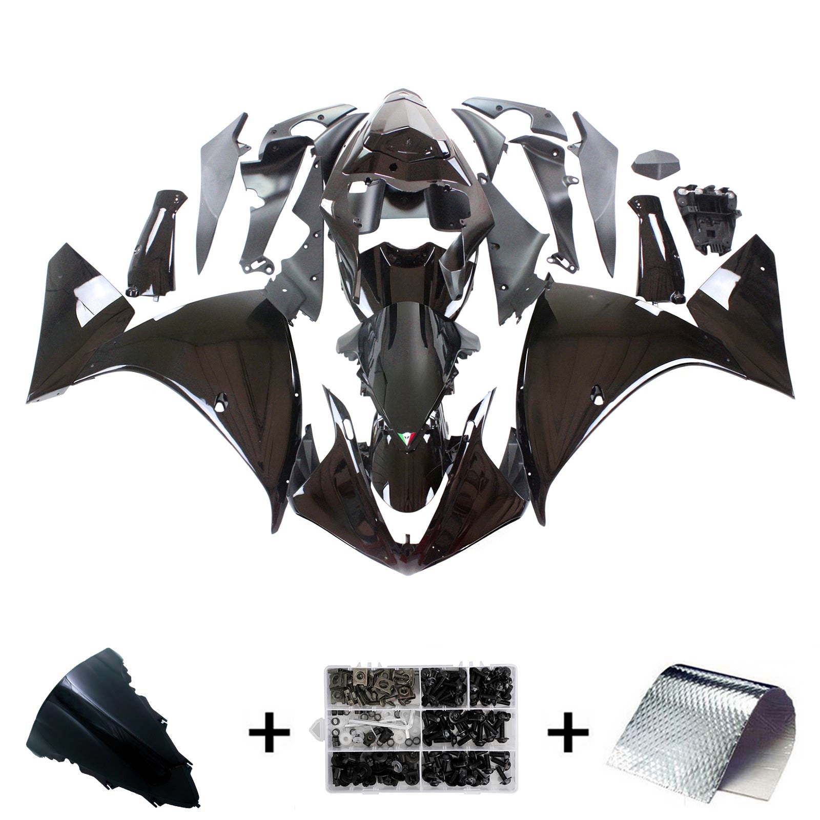 Kit de carénage Amotopart pour Yamaha YZF 1000 R1 2009-2011 générique