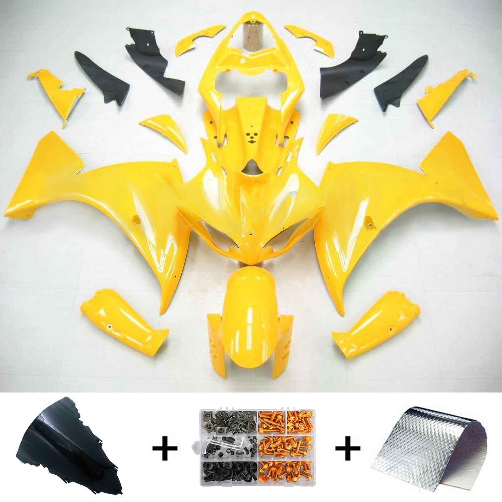 Kit de carénage Amotopart pour Yamaha YZF 1000 R1 2009-2011 générique