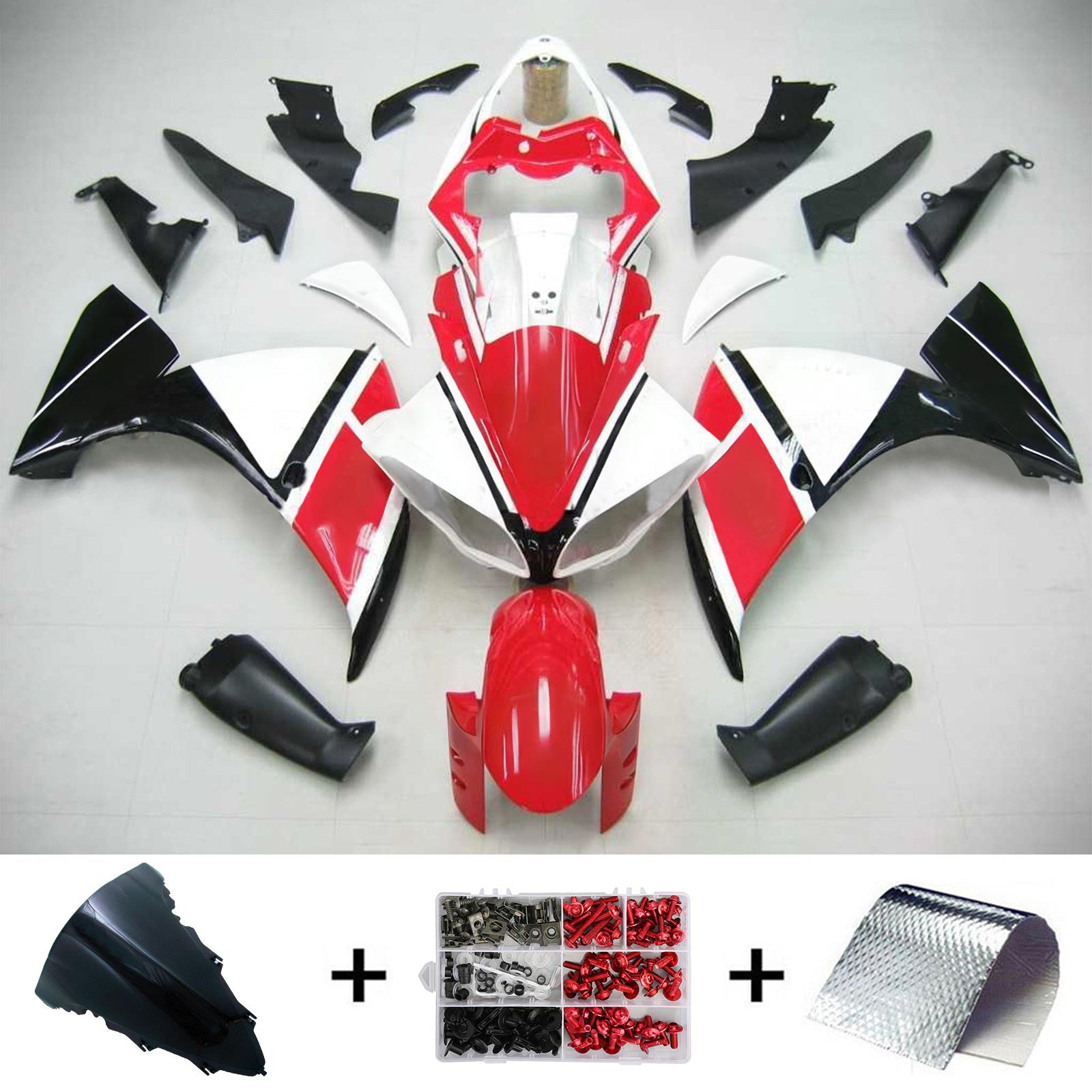 Kit de carénage Amotopart pour Yamaha YZF 1000 R1 2009-2011 générique