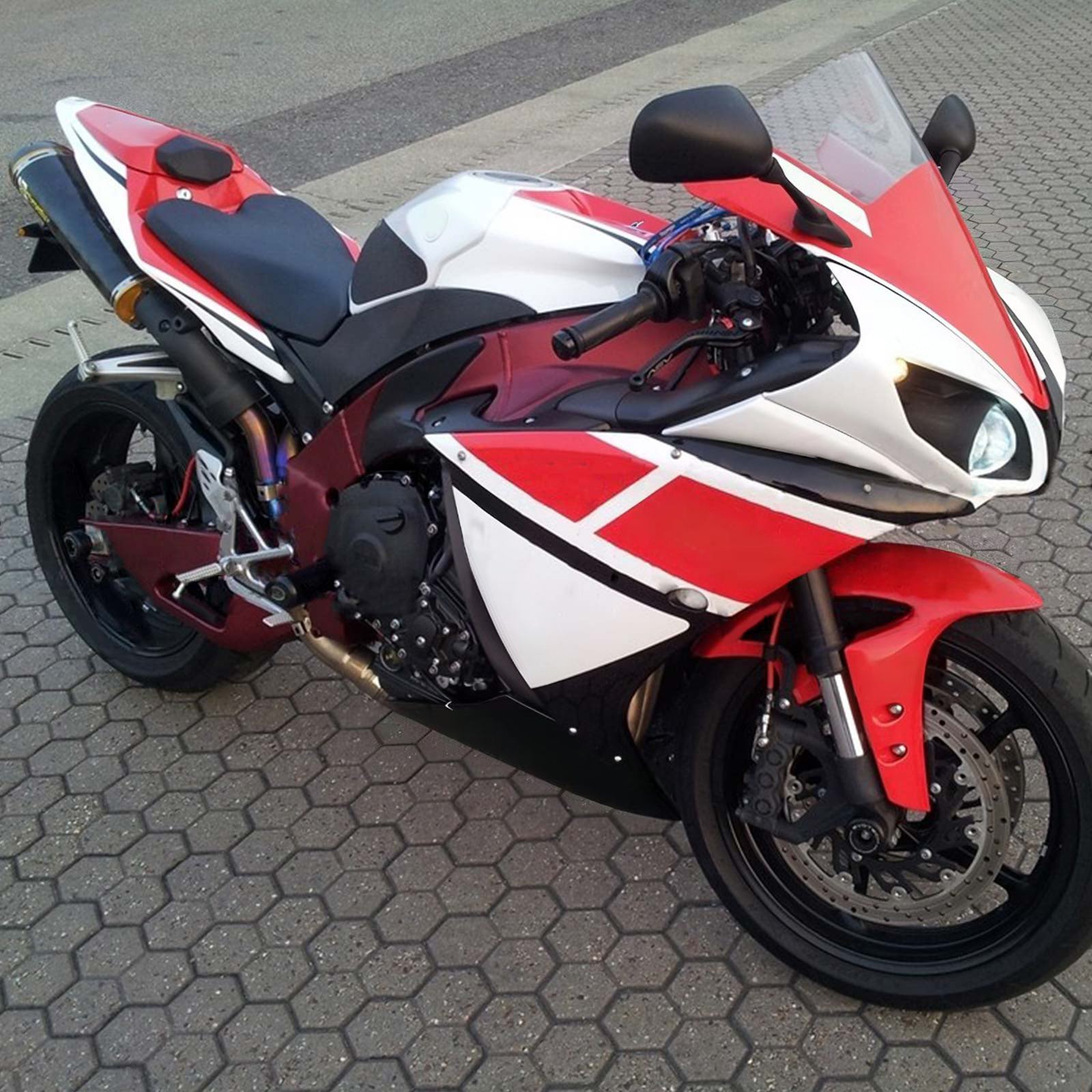 Kit de carénage Amotopart pour Yamaha YZF 1000 R1 2009-2011 générique