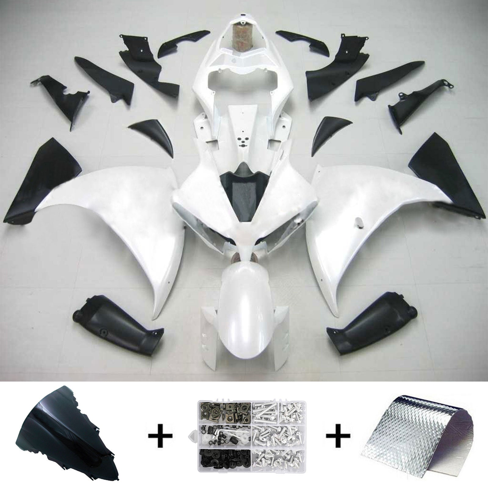 Kit de carénage Amotopart pour Yamaha YZF 1000 R1 2009-2011 générique