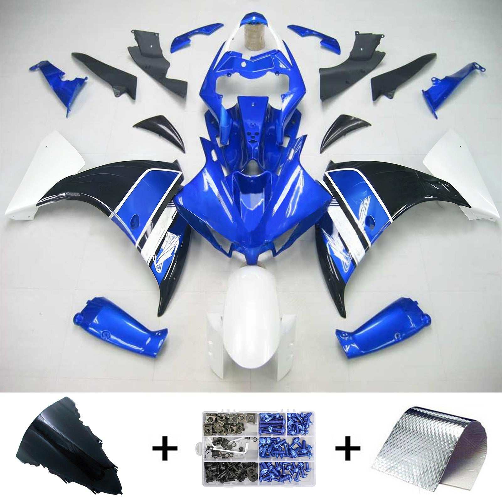 Kit de carénage Amotopart pour Yamaha YZF 1000 R1 2009-2011 générique