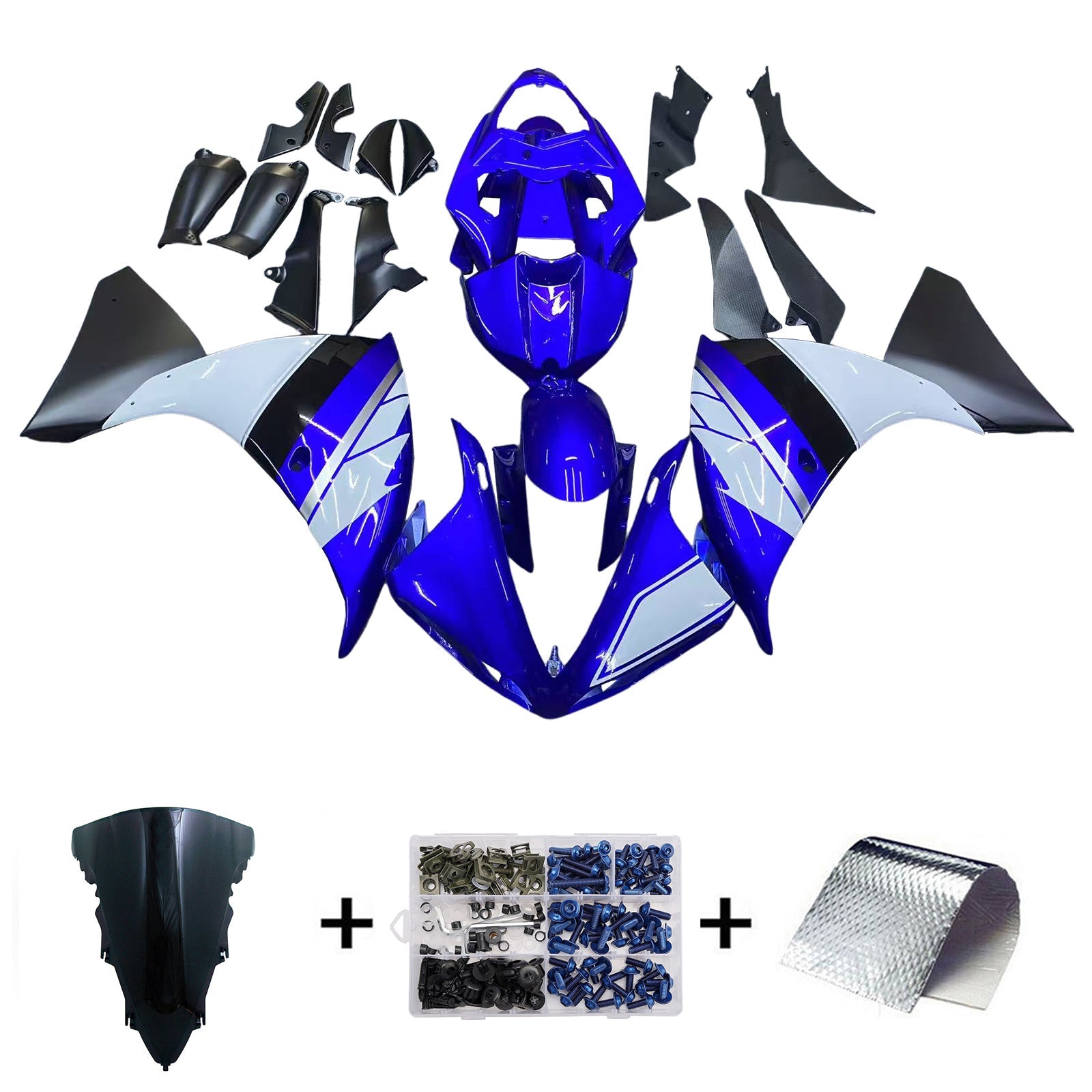 Yamaha YZF 1000 R1 2009-2011 ABS Plastic -sarjapakkaus Yamaha YZF: lle