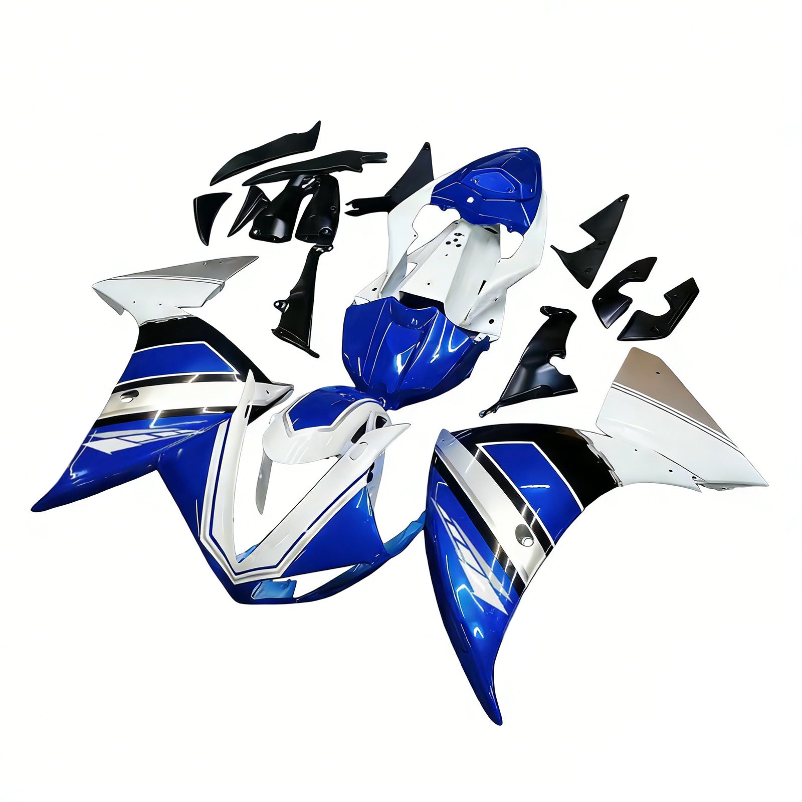 Amotopart Yamaha YZF 1000 R1 2009-2011 Kit Carénage Carrosserie Plastique ABS