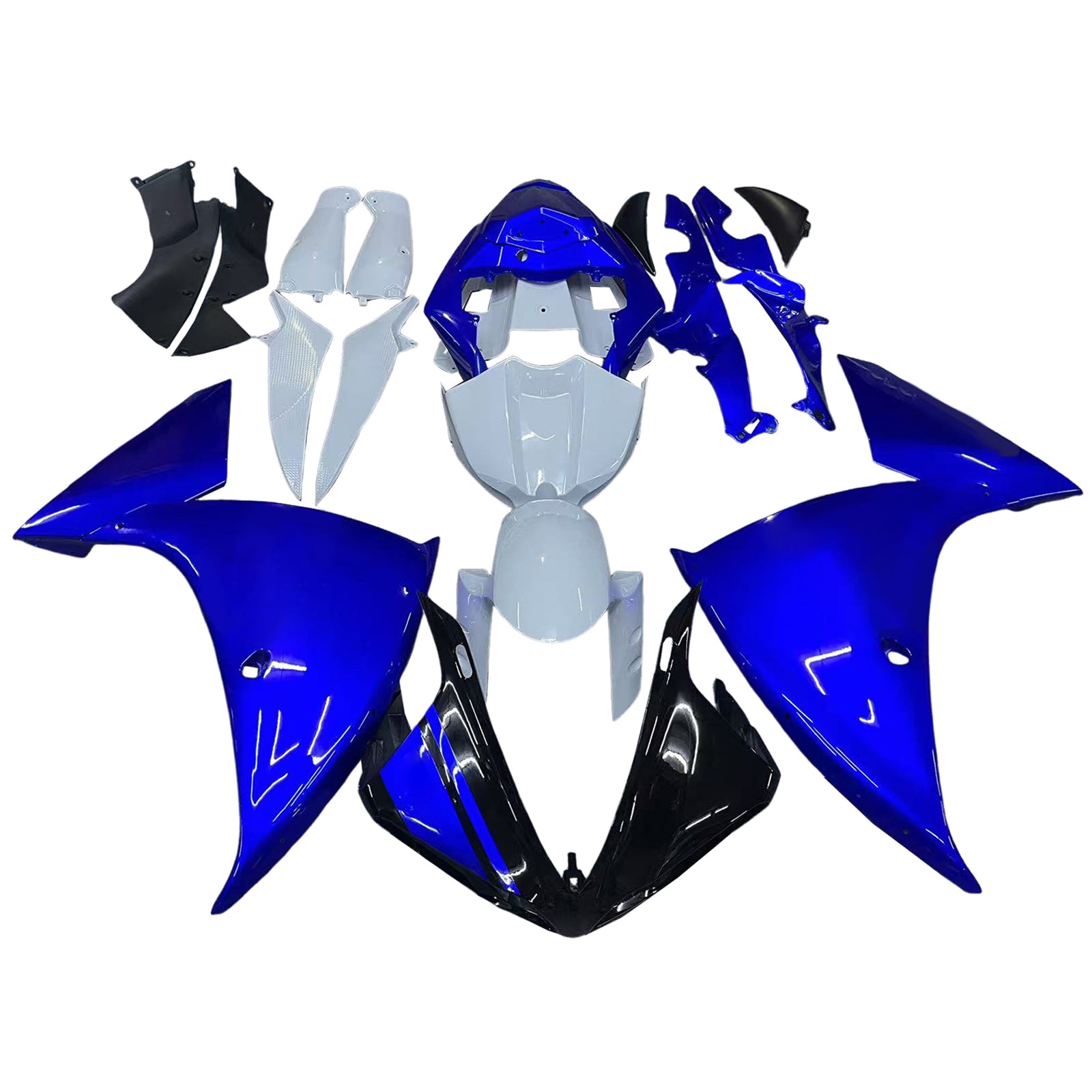 Amotopart Kit carena carrozzeria in plastica ABS per Yamaha YZF 1000 R1 2009-2011