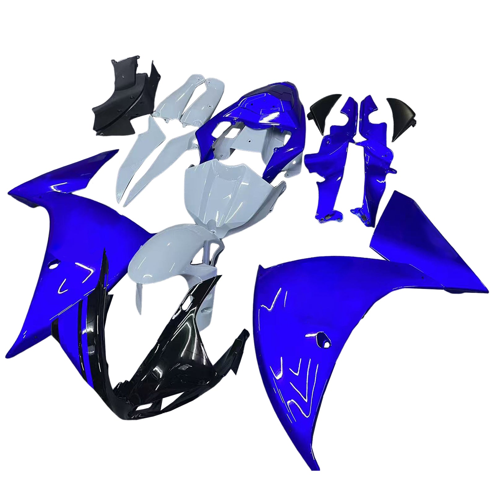 Amotopart Kit carena carrozzeria in plastica ABS per Yamaha YZF 1000 R1 2009-2011